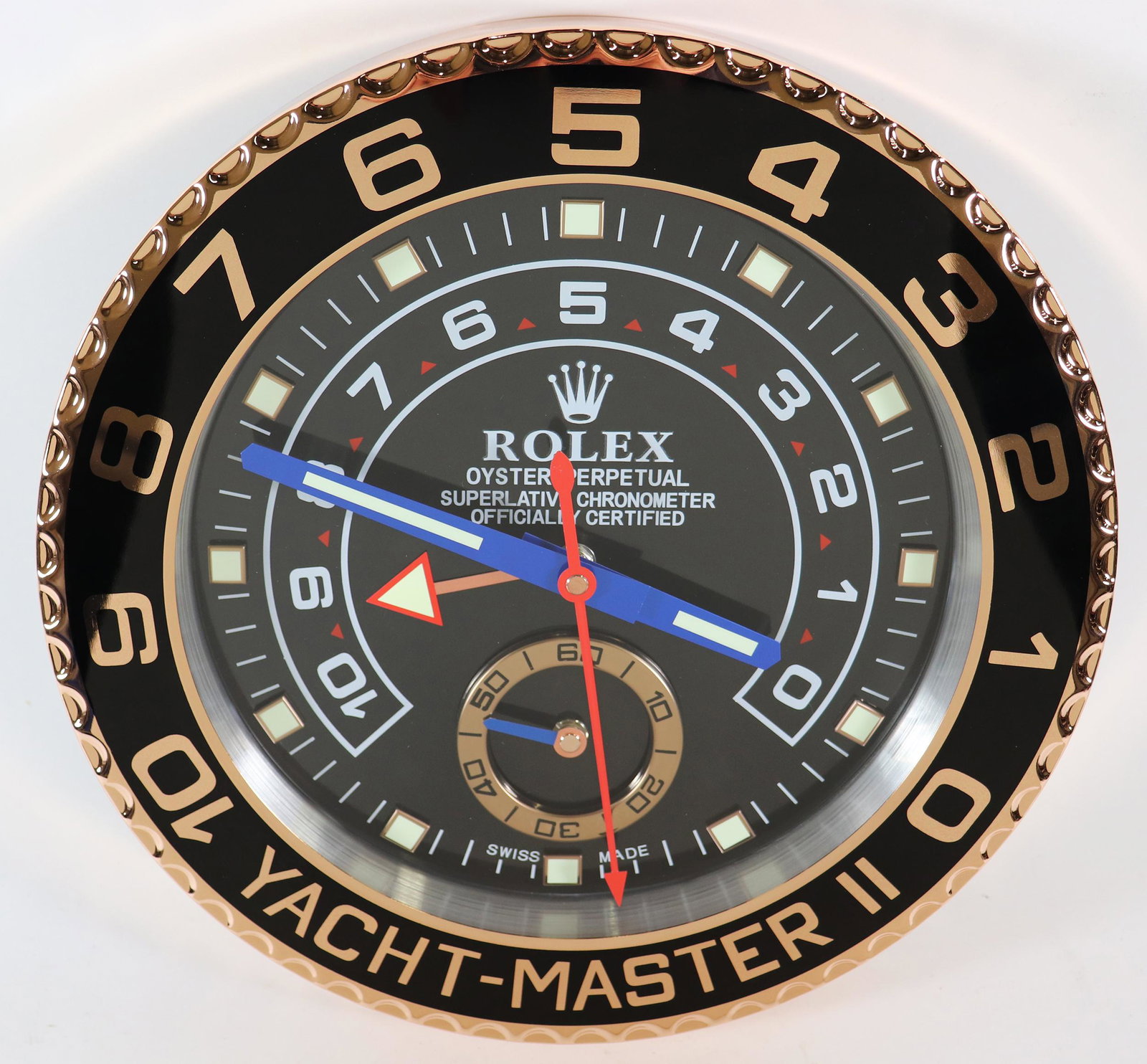 ROLEX YACHT MASTER II DEALER DISPLAY CLOCK (1 of 3)