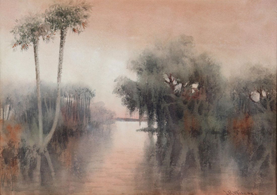 J.R. WILCOX EARLY 20TH CENTURY FLORIDA PAINTING (1 of 3)
