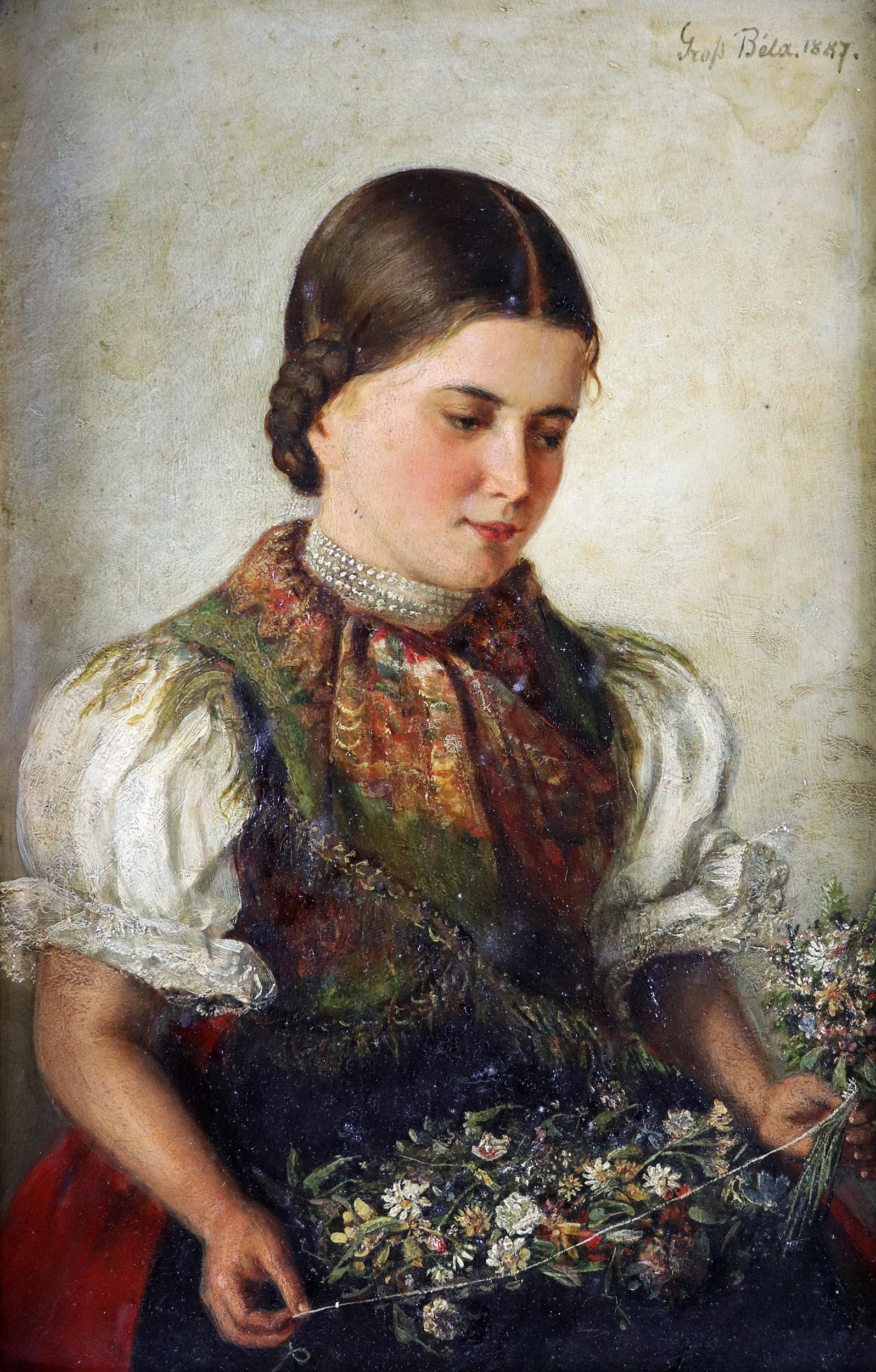 19TH CENTURY EUROPEAN PORTRAIT PAINTING (1 of 6)