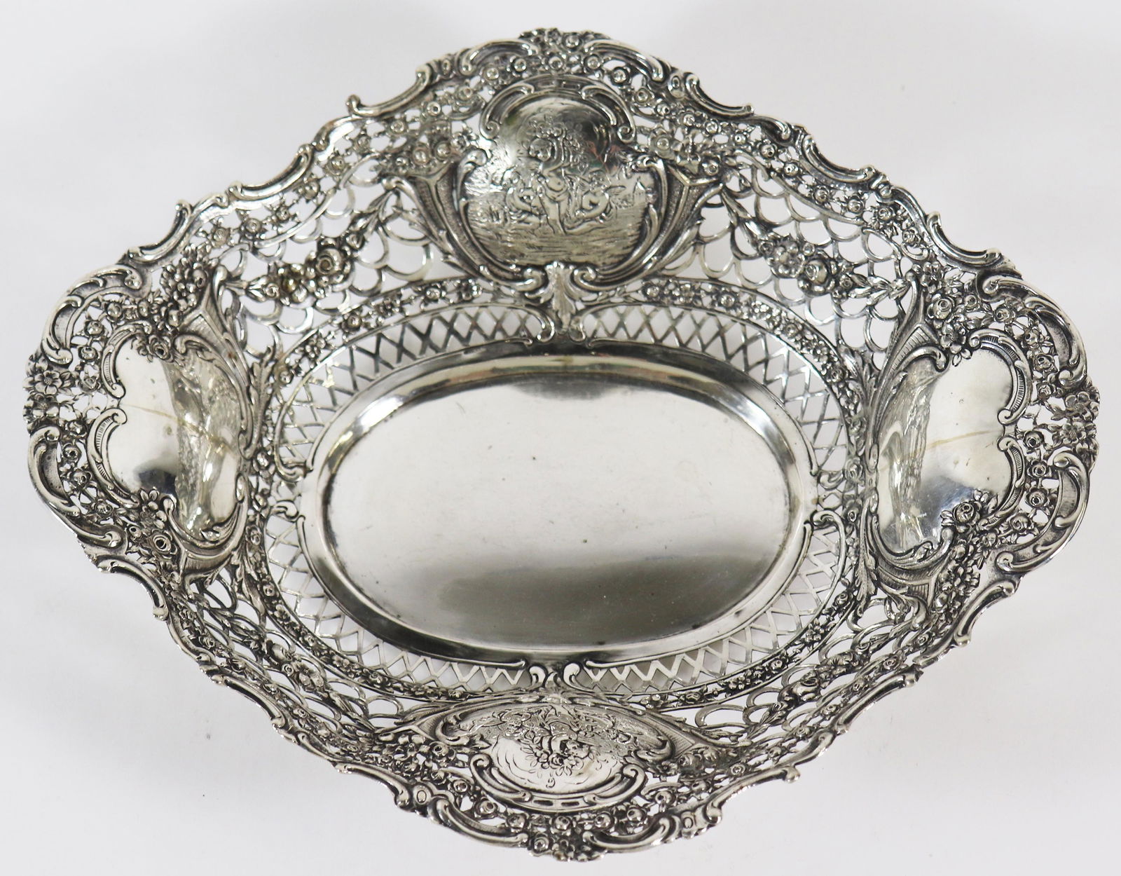 FINE ANTIQUE GERMAN 800 SILVER BOWL (1 of 7)