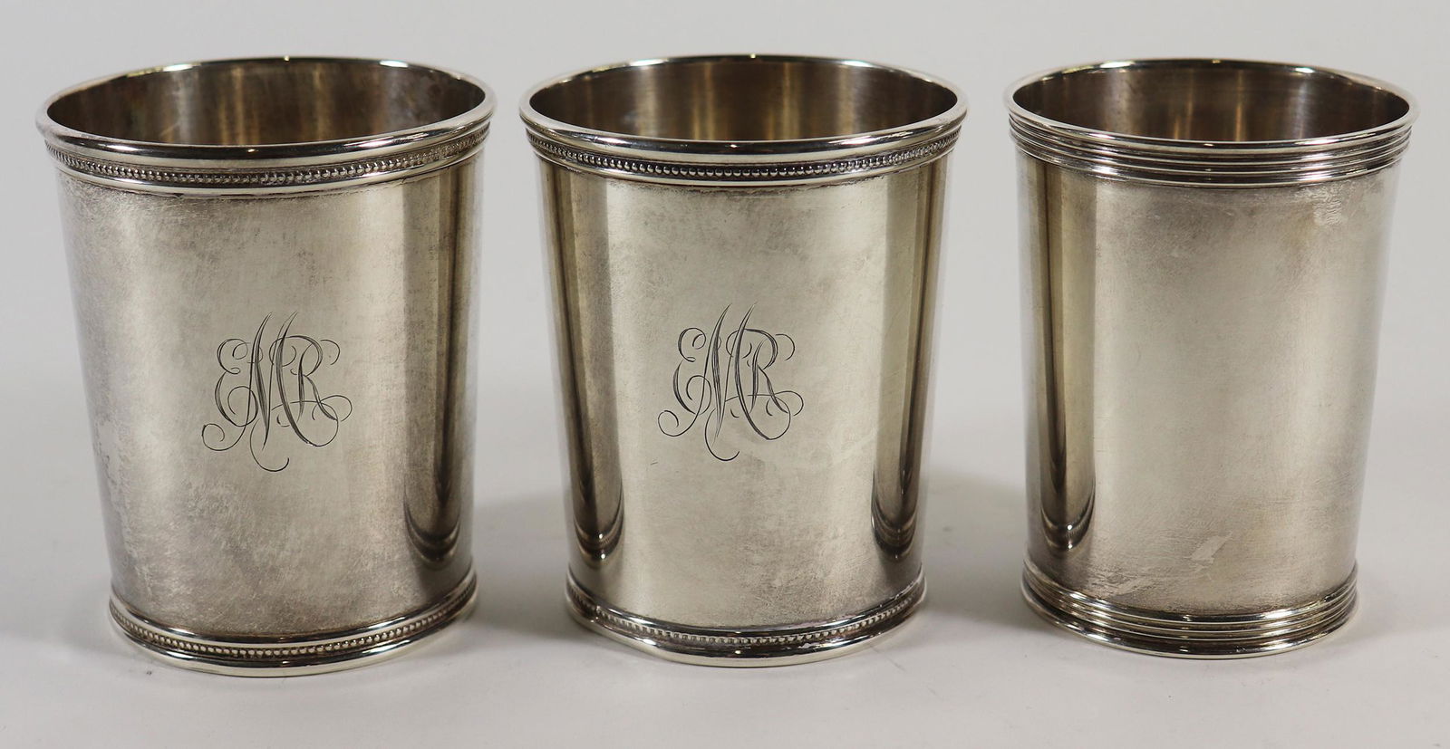 (3) STERLING KENTUCKY MINT JULEP CUPS (1 of 4)