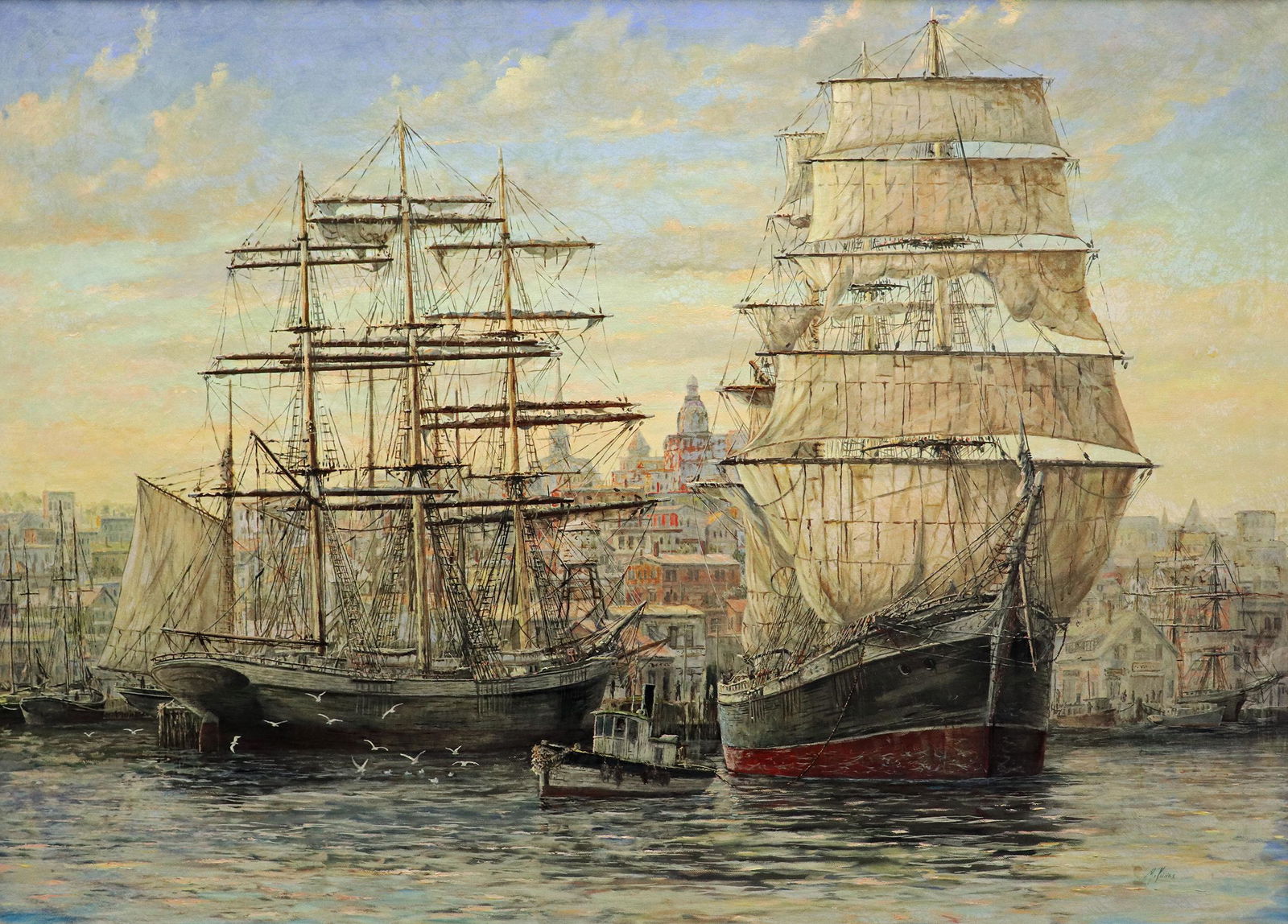 MURRAY YORKE CLIPPER SHIPS PAINTING (1 of 8)