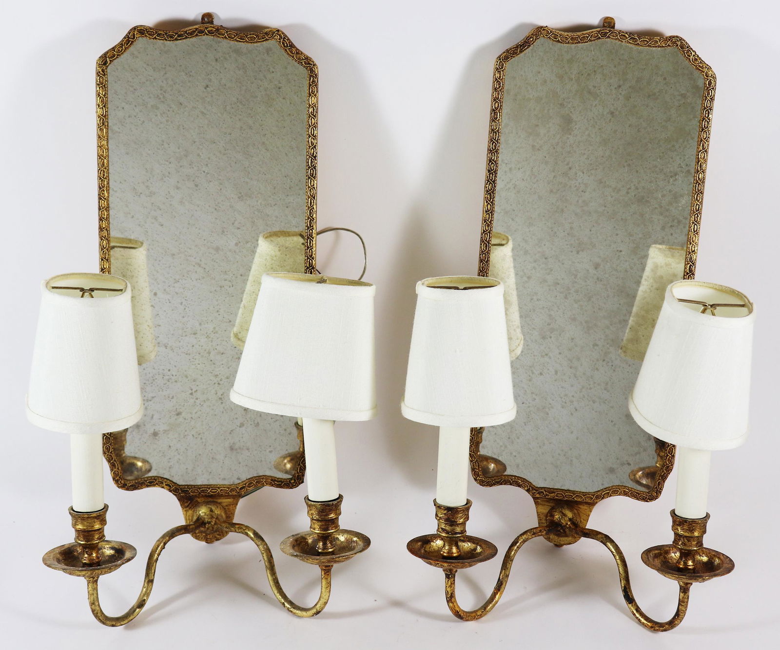 (2) VAUGHAN SWEDISH GILTWOOD WALL SCONCES (1 of 3)