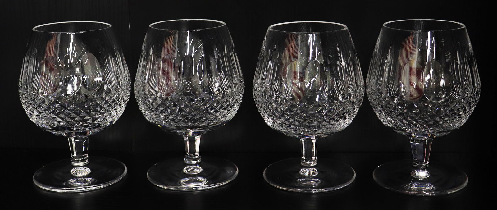 (4) WATERFORD CRYSTAL COLLEEN BRANDY GLASSES (1 of 1)