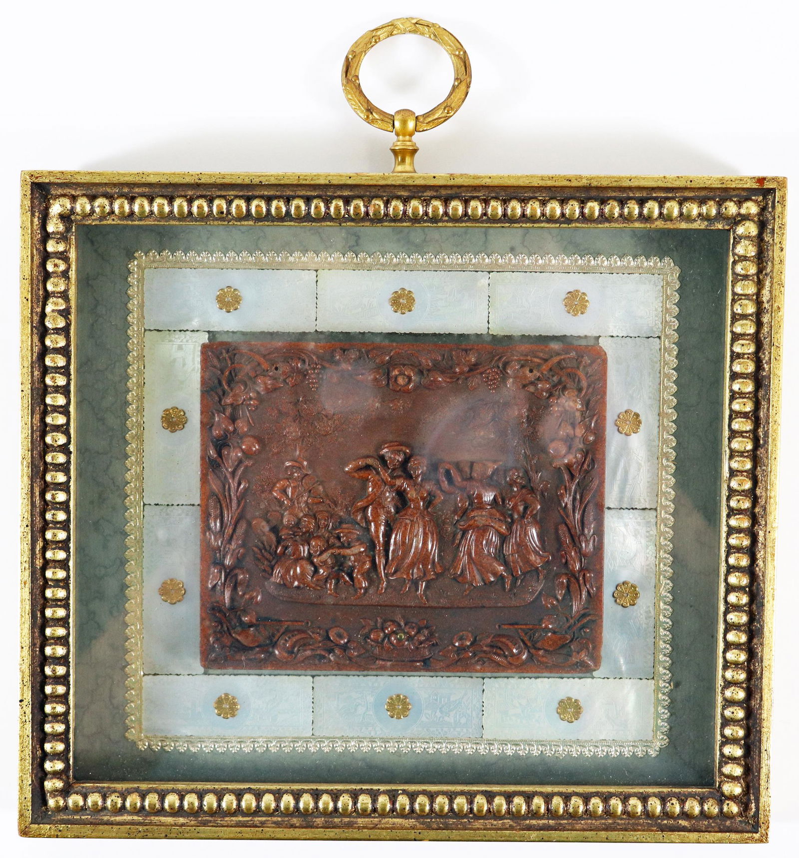 ITALIAN CARVED HIGH RELIEF PLAQUE (1 of 4)