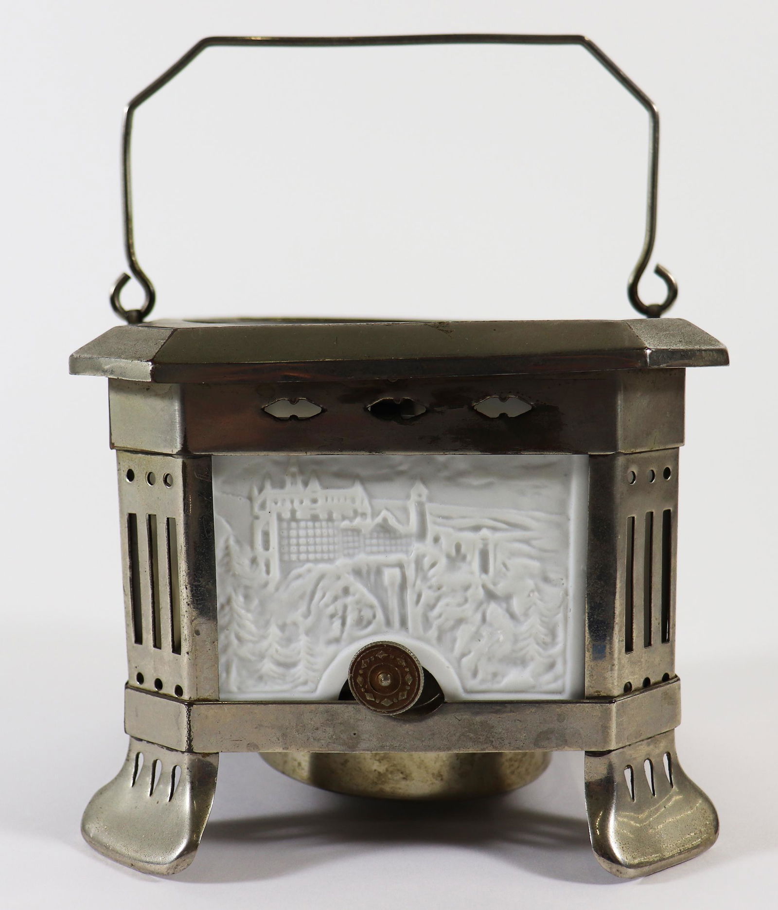 20th CENTURY GERMAN LITHOPHANE TEA WARMER (1 of 4)