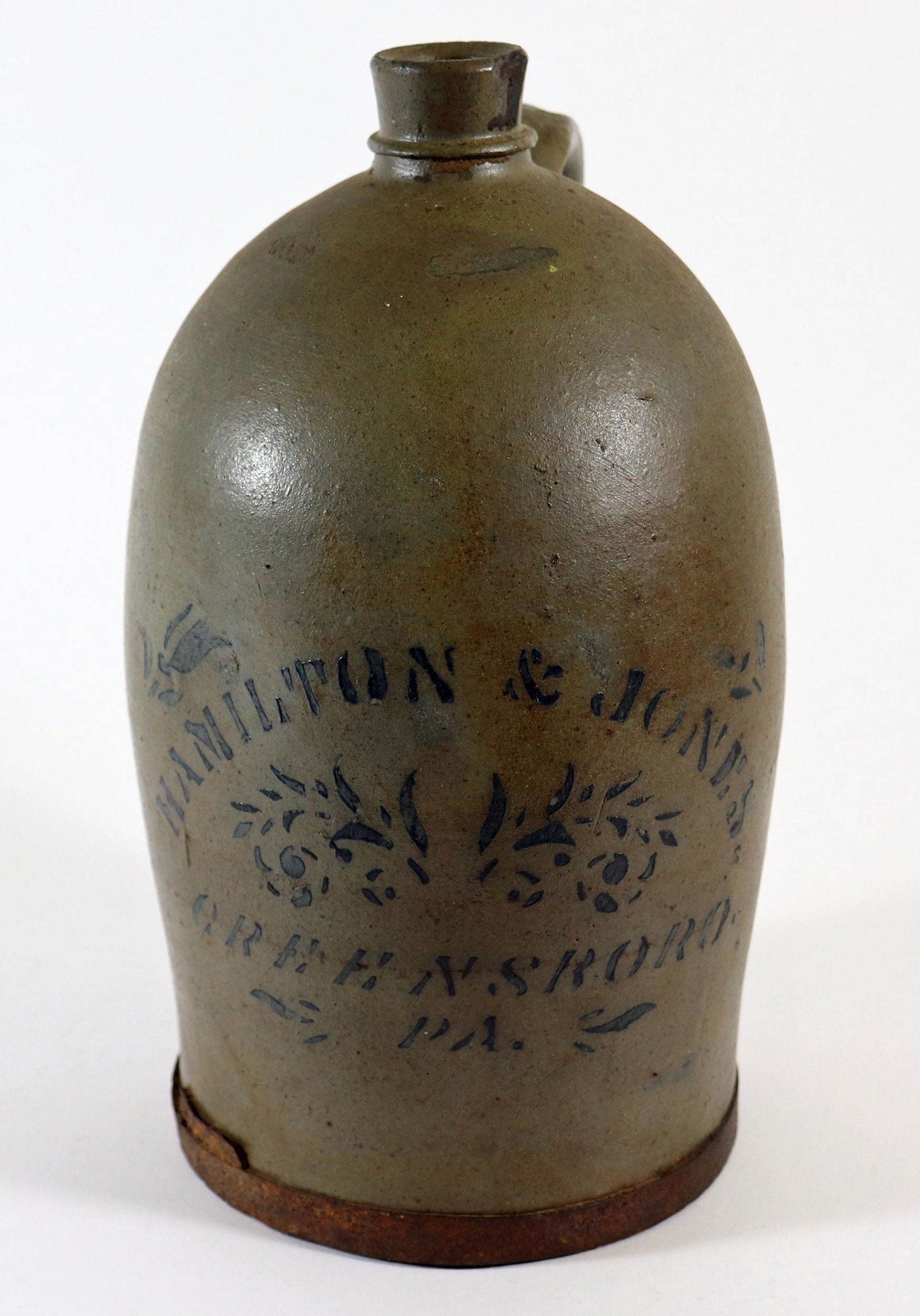 ANTIQUE HAMILTON & JONES PA JUG (1 of 4)