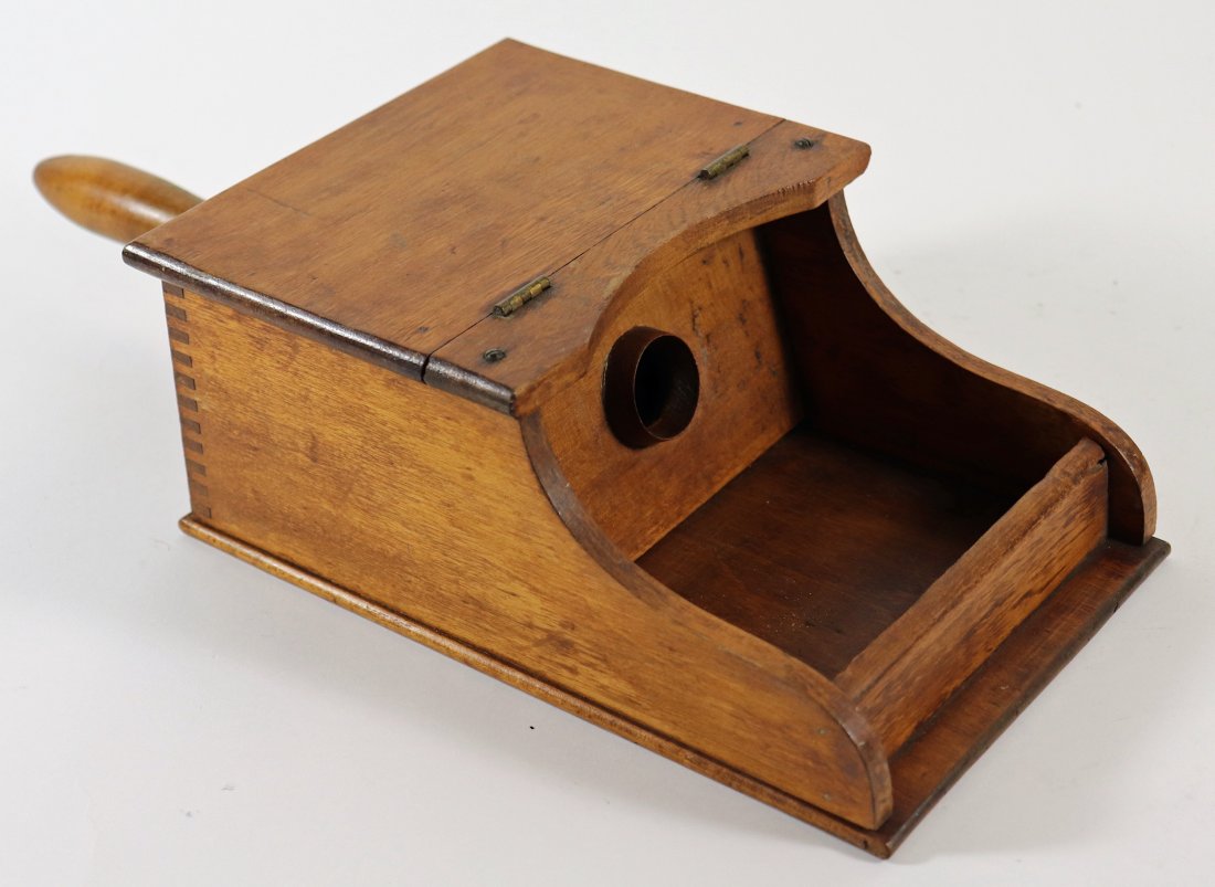 ANTIQUE WOOD DISCRETE BALLOT BOX (1 of 3)