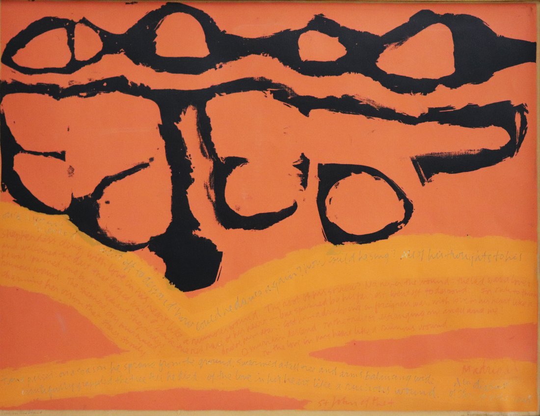 CORITA KENT SERIGRAPH - LOVE IN HIS HEART (1 of 6)