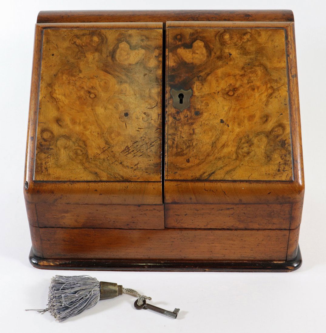 ANTIQUE WOOD LETTER BOX (1 of 3)