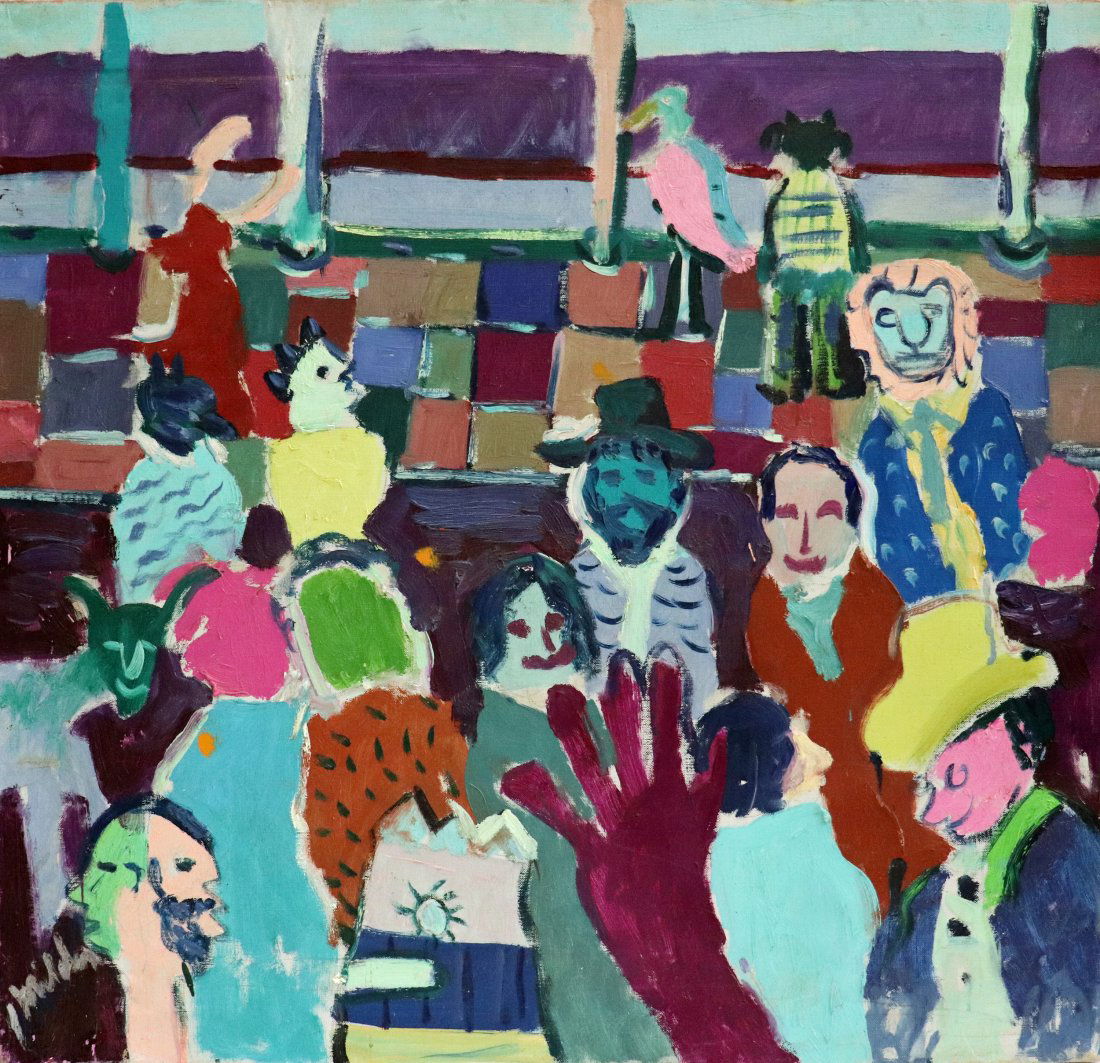 JAY MILDER "7TH AVENUE EXPRESS" PAINTING (1 of 4)