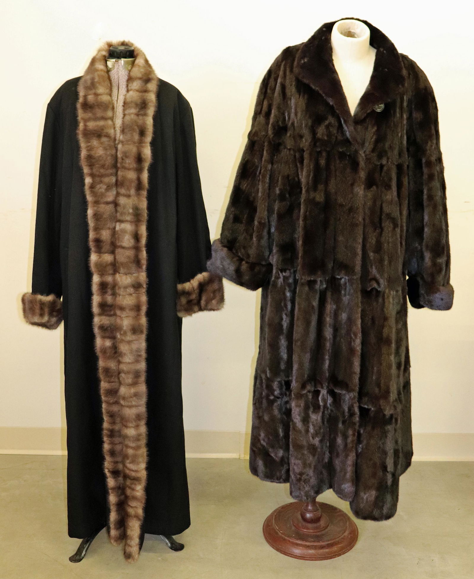 VINTAGE FUR COAT COATS - LORO PIANA & REVILLION (1 of 4)