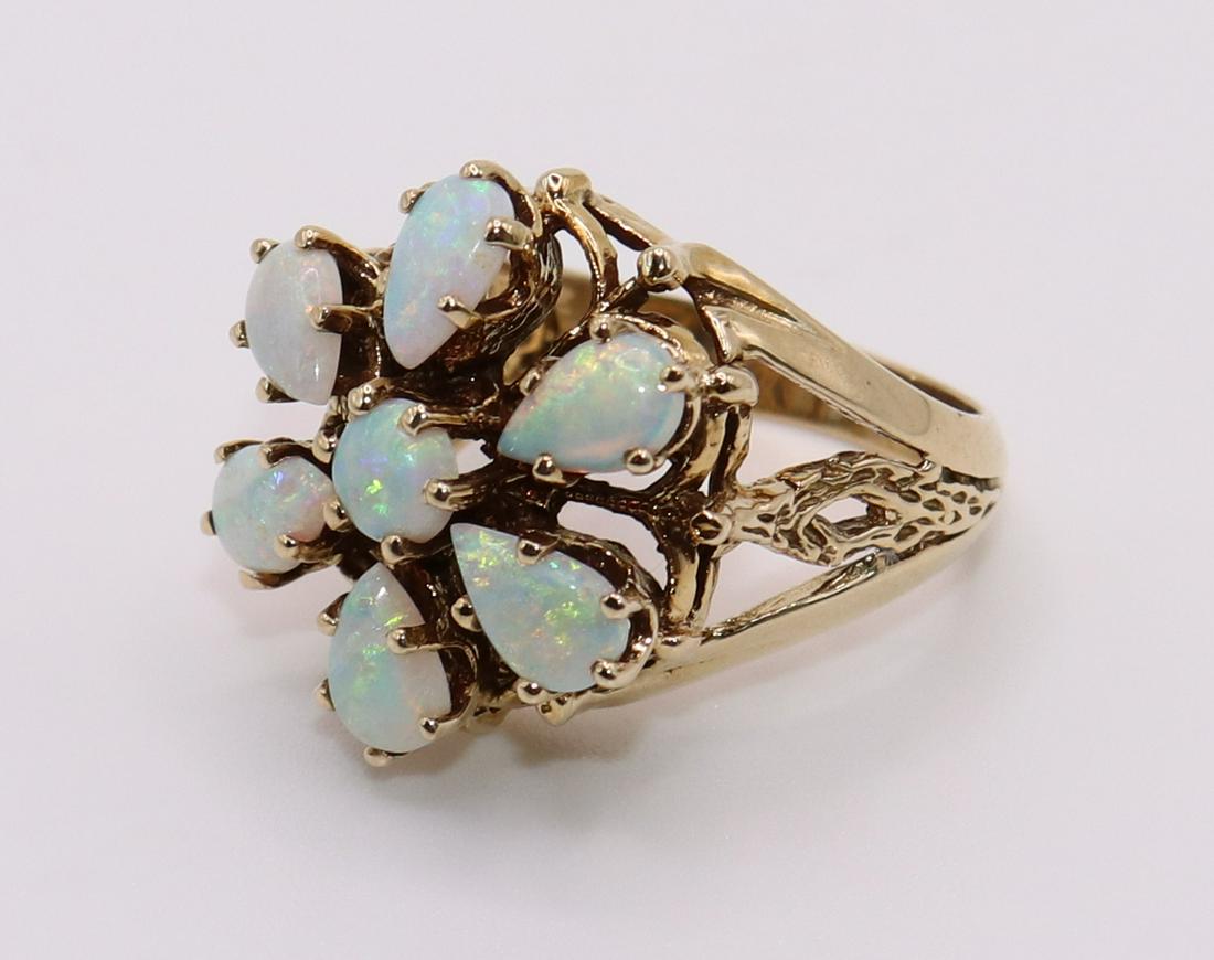 VINTAGE 14K AUSTRALIAN OPAL RING (1 of 3)