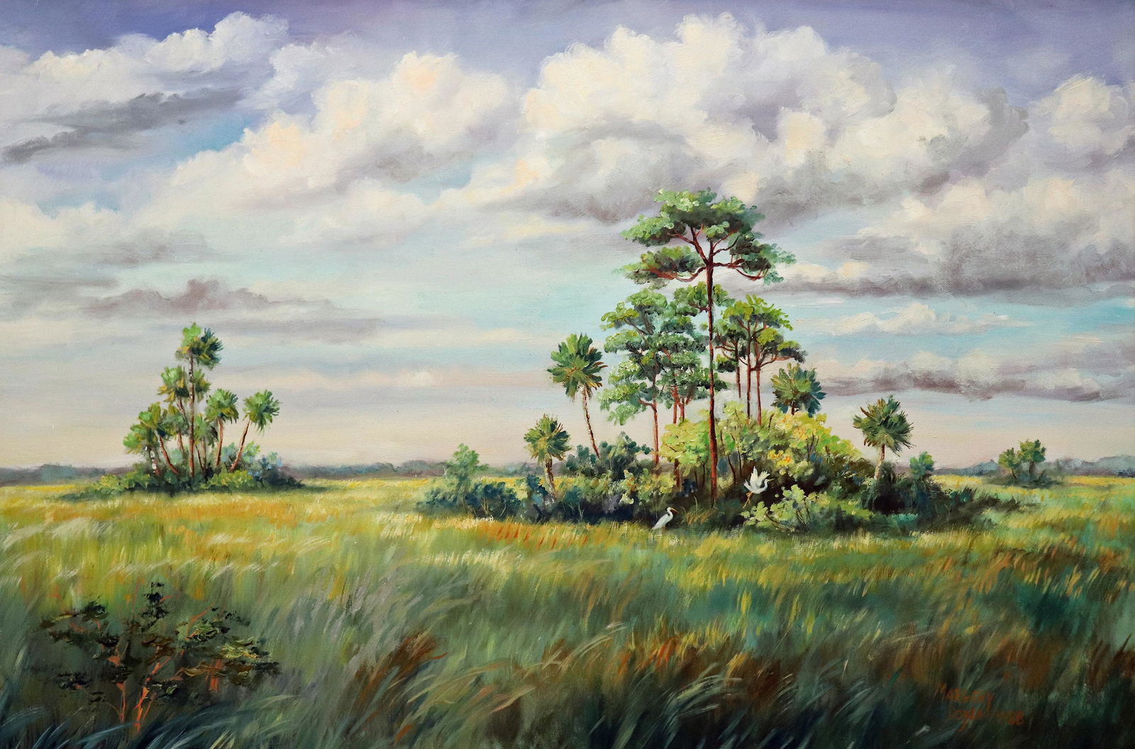 MARGERY DOYLE 1988 FLORIDA PAINTING (1 of 5)