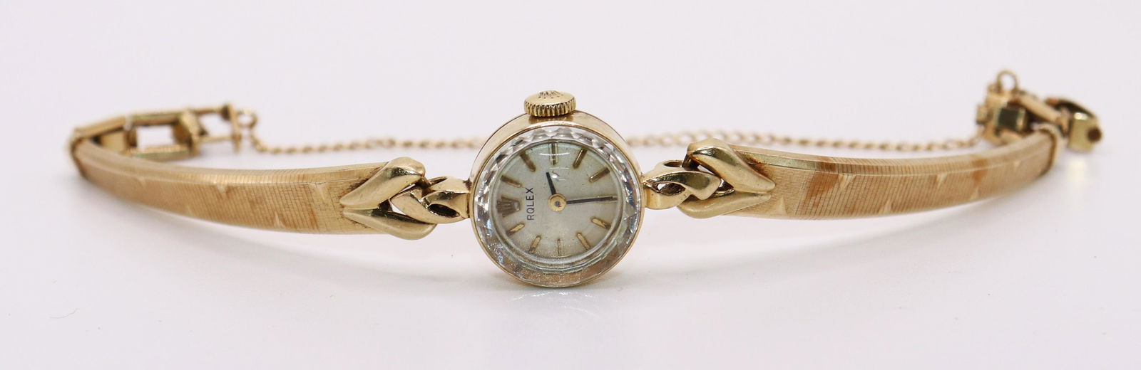 VINTAGE 14K LADIES ROLEX WRISTWATCH (1 of 3)