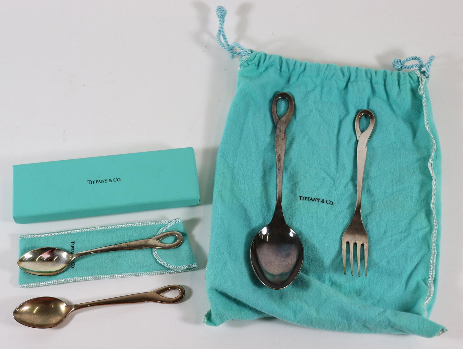 TIFFANY & CO ELSA PERETTI STERLING SPOONS & FORK (1 of 3)