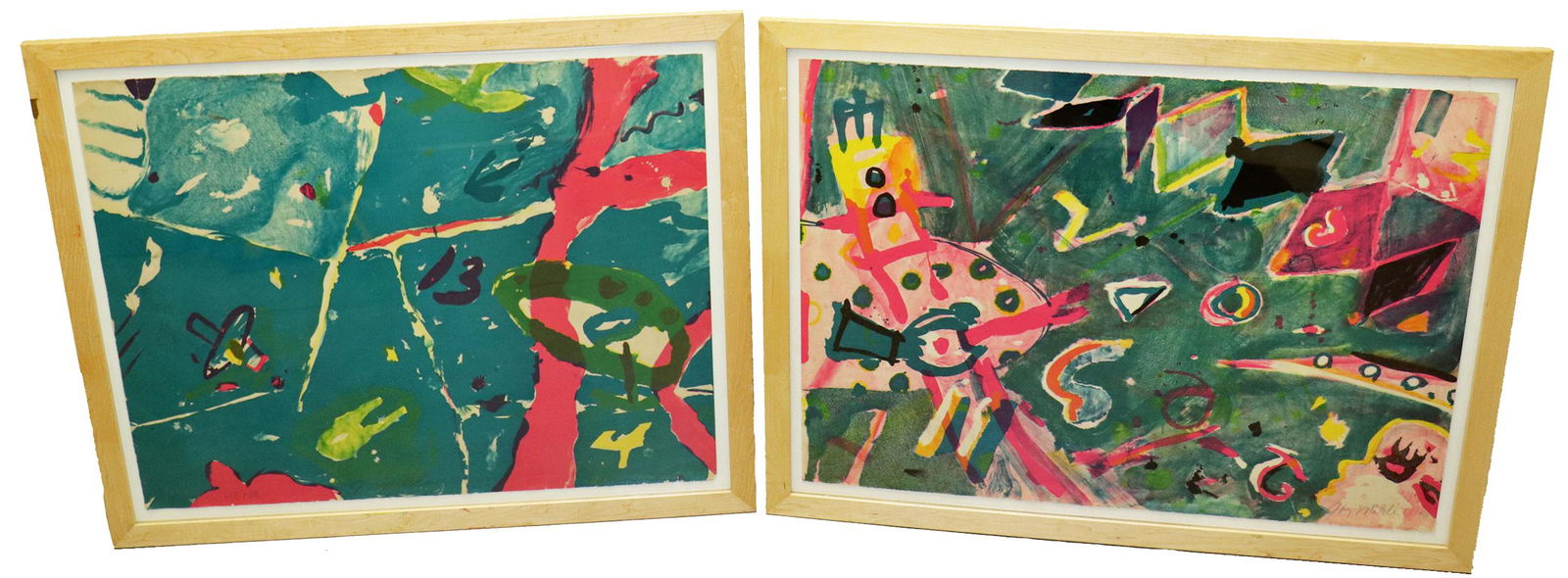 (2) JAY MILDER ABSTRACT LITHOGRAPHS (1 of 10)