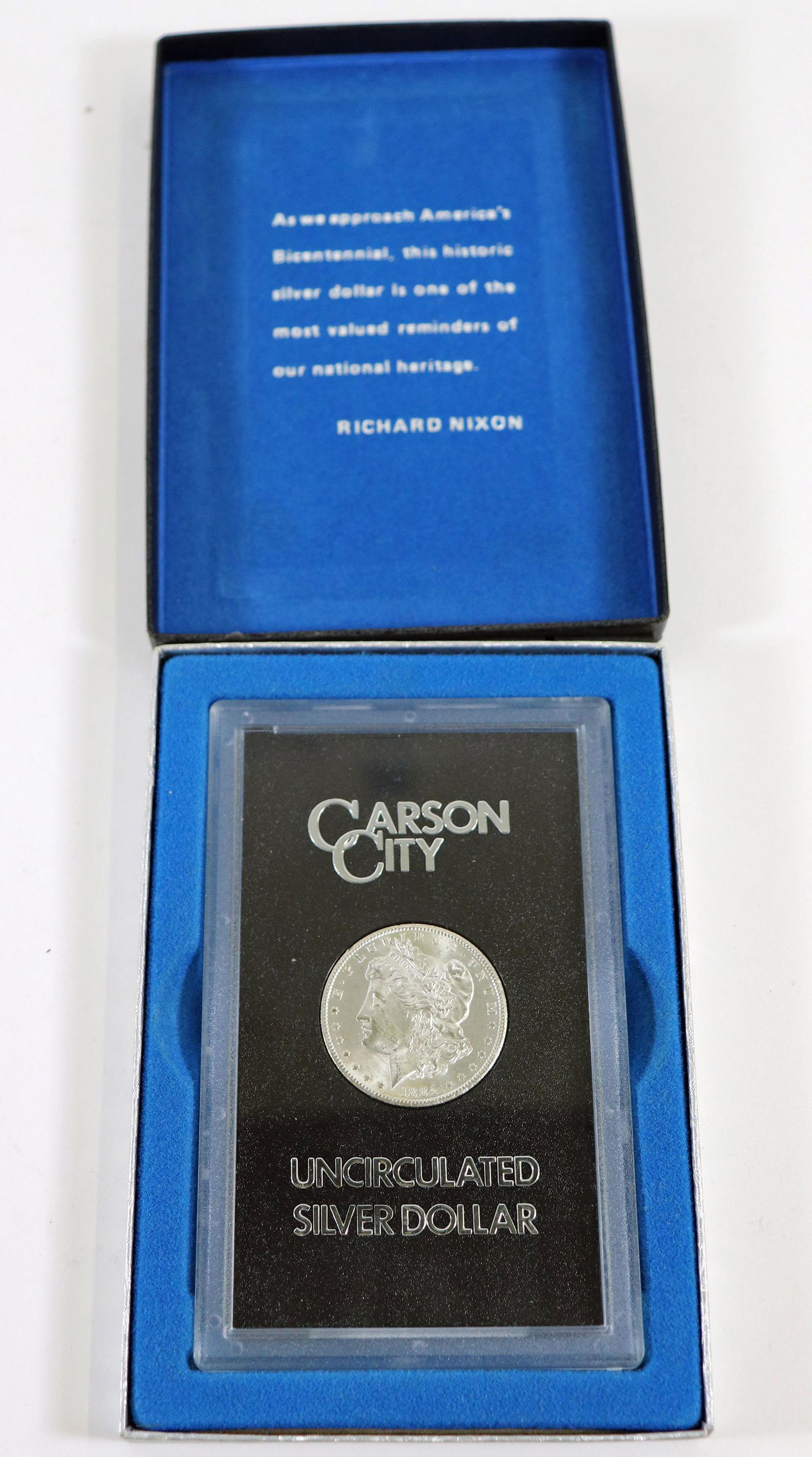 UNCIRCULATED 1884 CARSON CITY SILVER DOLLAR (1 of 3)