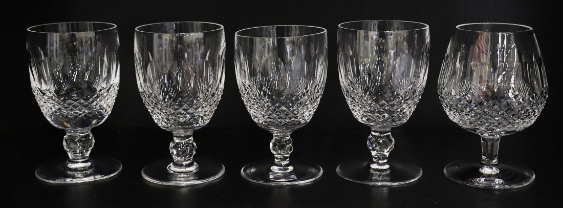 WATERFORD CRYSTAL COLLEEN WATER & BRANDY GLASSES (1 of 1)