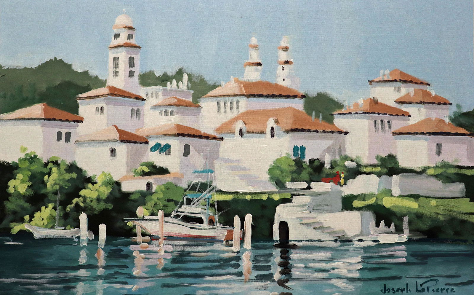 JOSEPH LA PIERRE PAINTING - PALM BEACH FLORIDA (1 of 5)