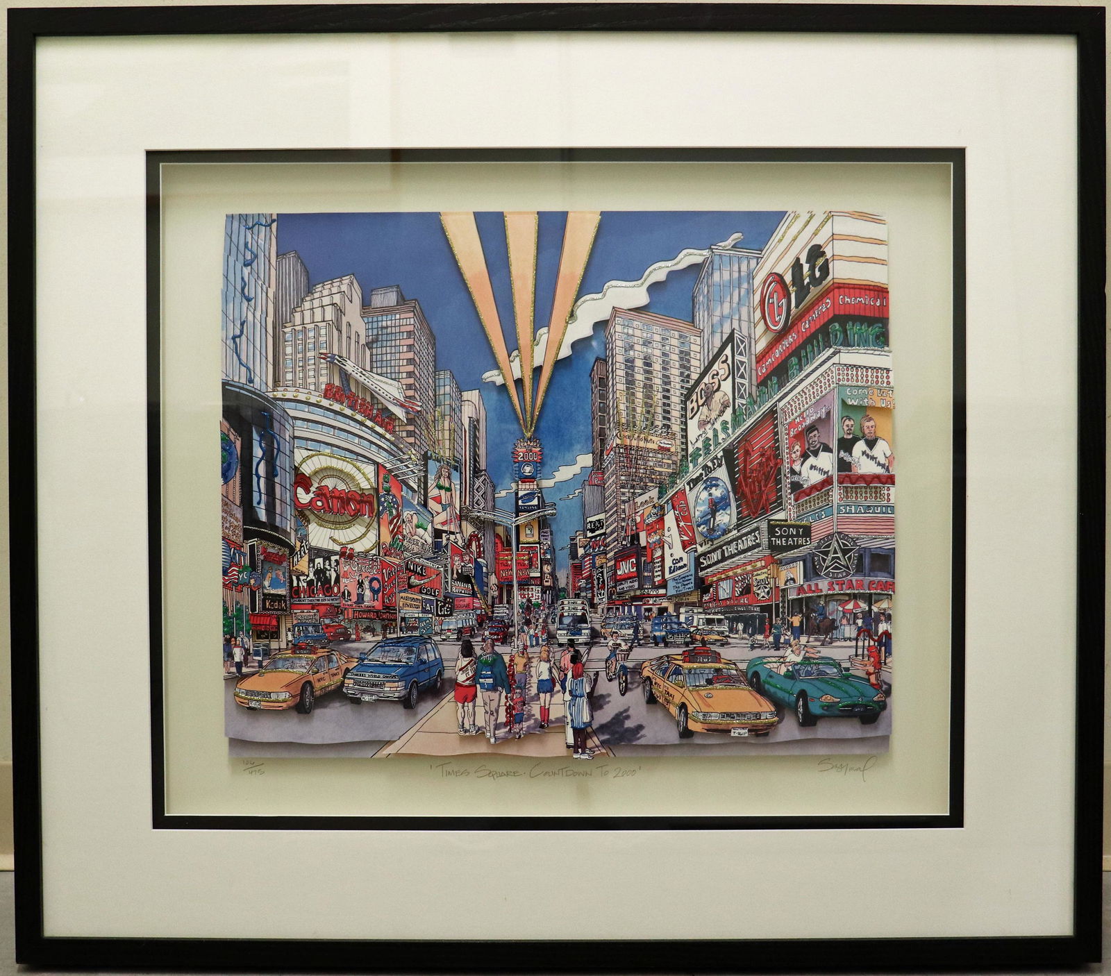 STEPHEN SZYNAL TIMES SQUARE 2000 3D POP ART (1 of 4)