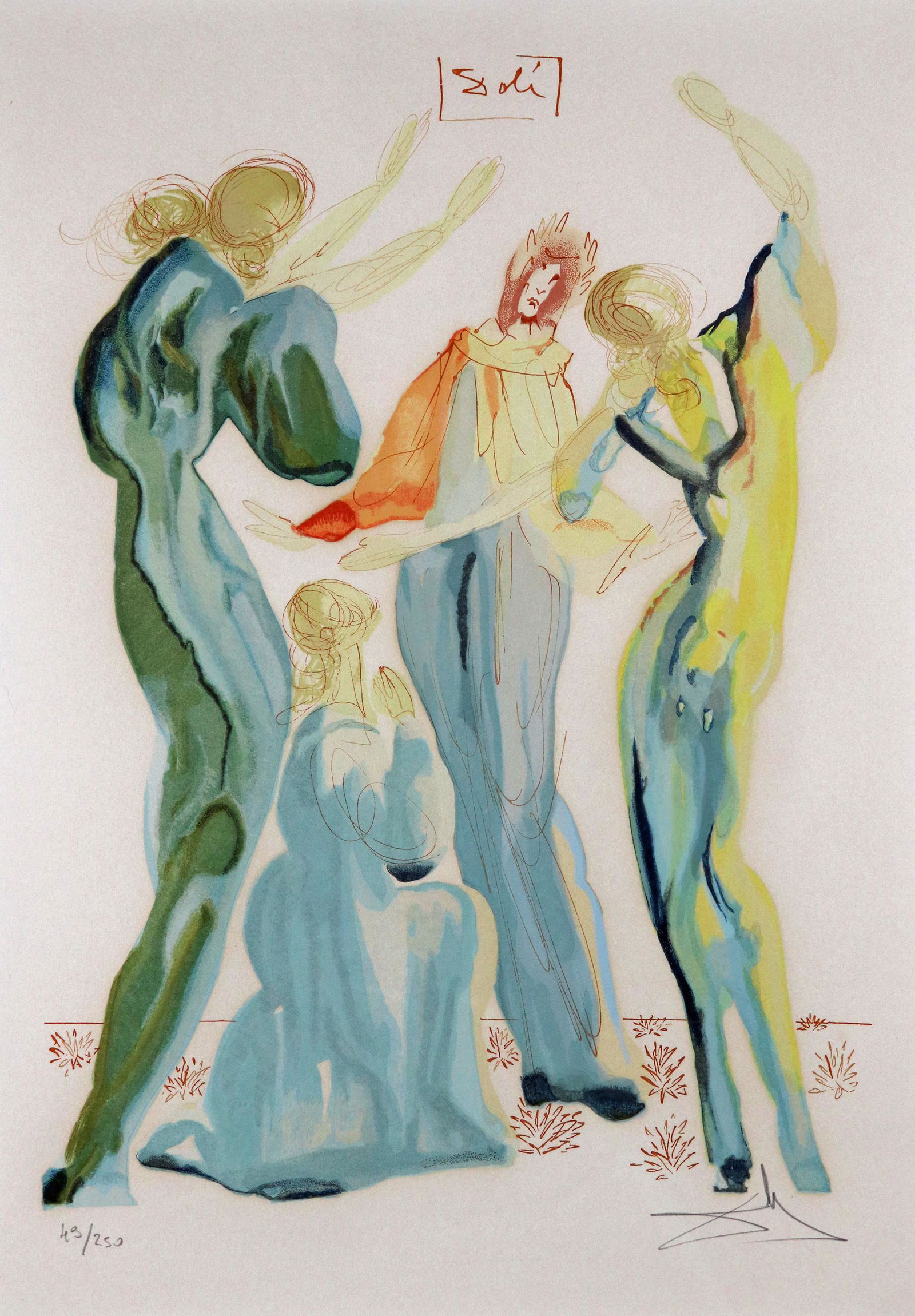 SALVADOR DALI LITHOGRAPH (1 of 3)