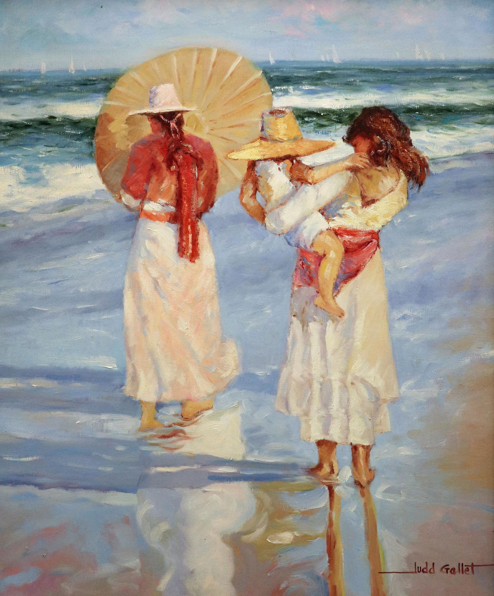 JUDD GALLET BEACH DAY PAINTING (1 of 5)
