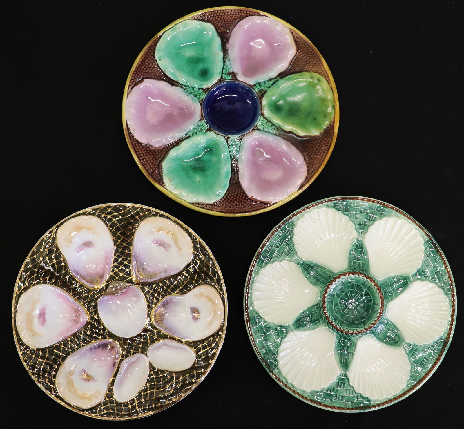 (3) FRENCH & GERMAN OYSTER PLATES (1 of 4)