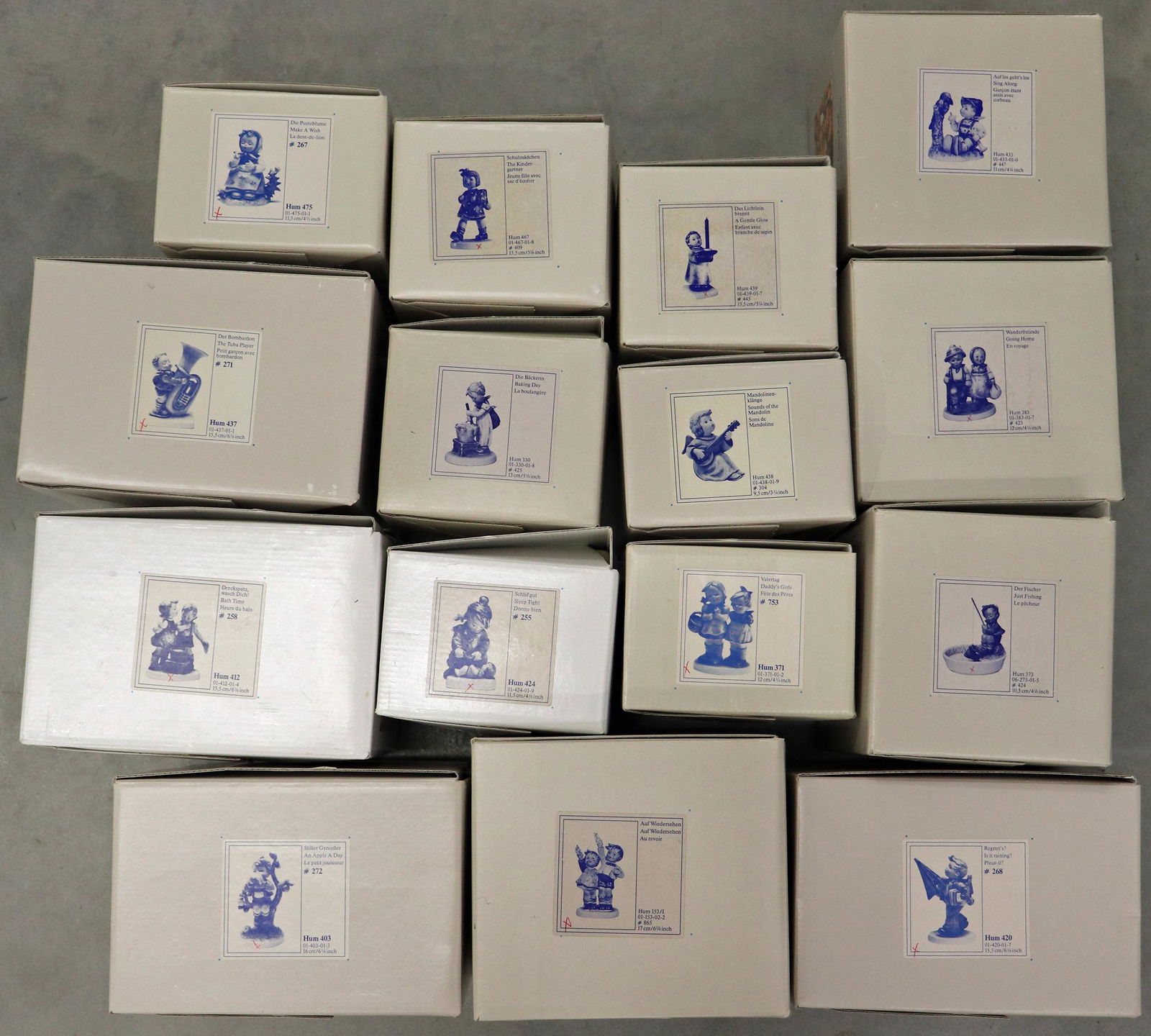 (13) BOXED HUMMEL FIGURINES (1 of 2)