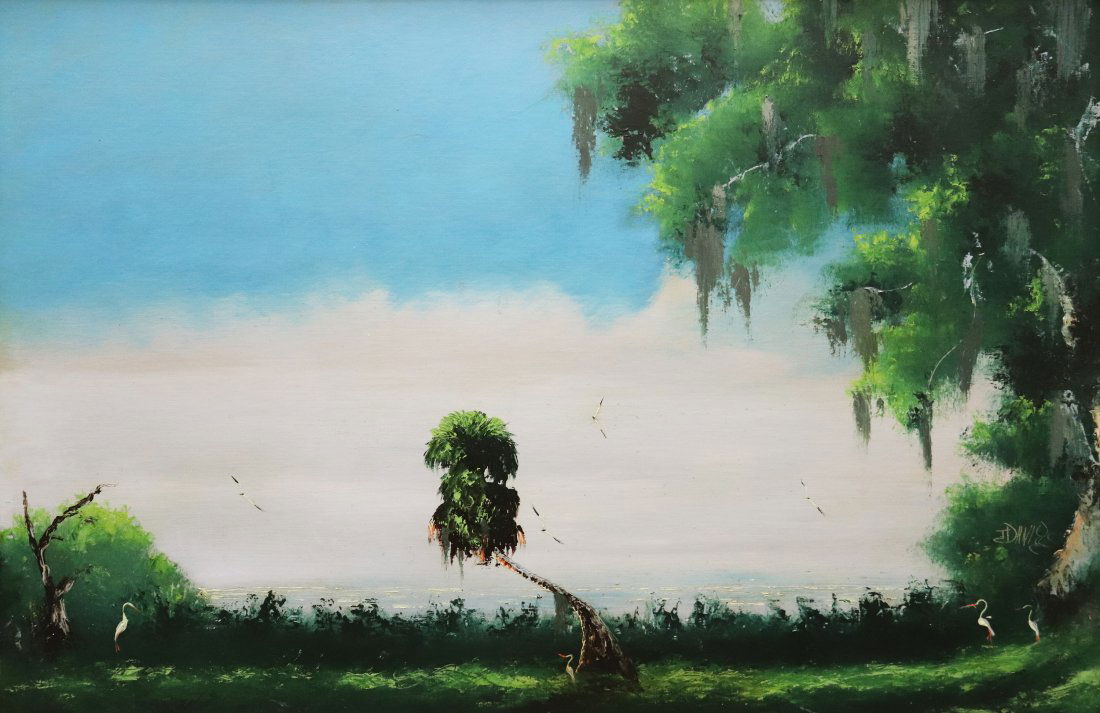 JOHNNY DANIELS FLORIDA PALM HIGHWAYMEN PAINTING (1 of 5)