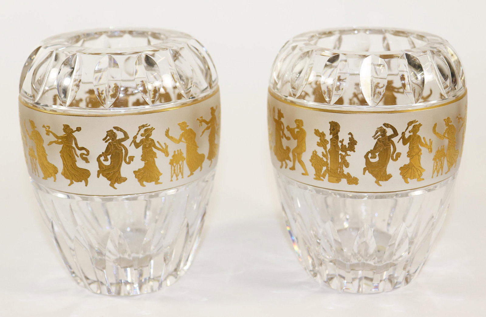(2) VAL ST LAMBERT DANSE DE FLORE VASES (1 of 3)