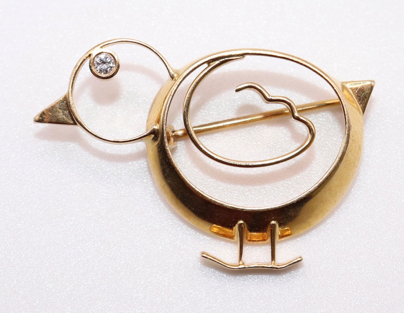 14K TIFFANY & CO. BIRD PIN (1 of 2)