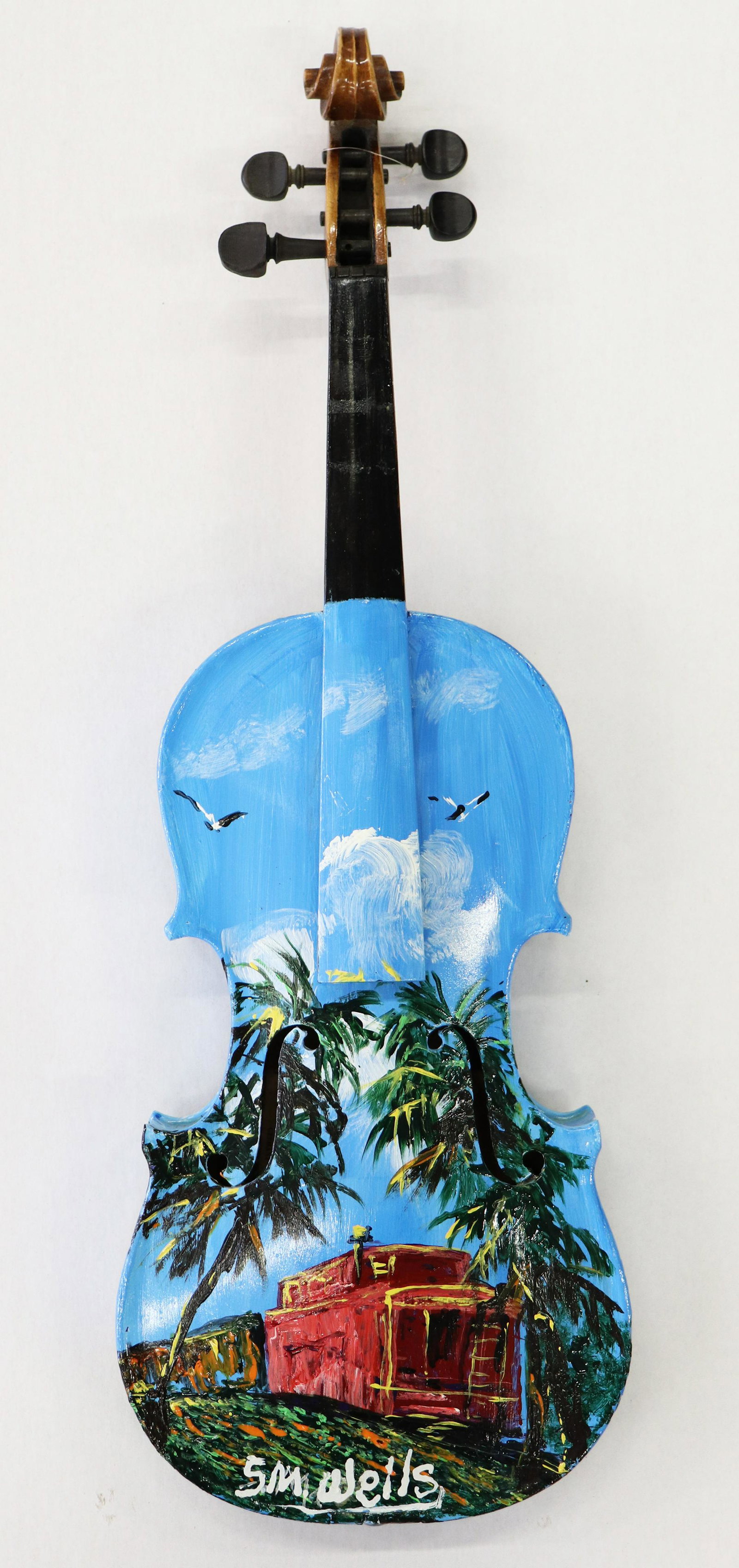 SYLVESTER WELLS HIGHWAYMEN TRAIN CABOOSE VIOLIN (1 of 3)