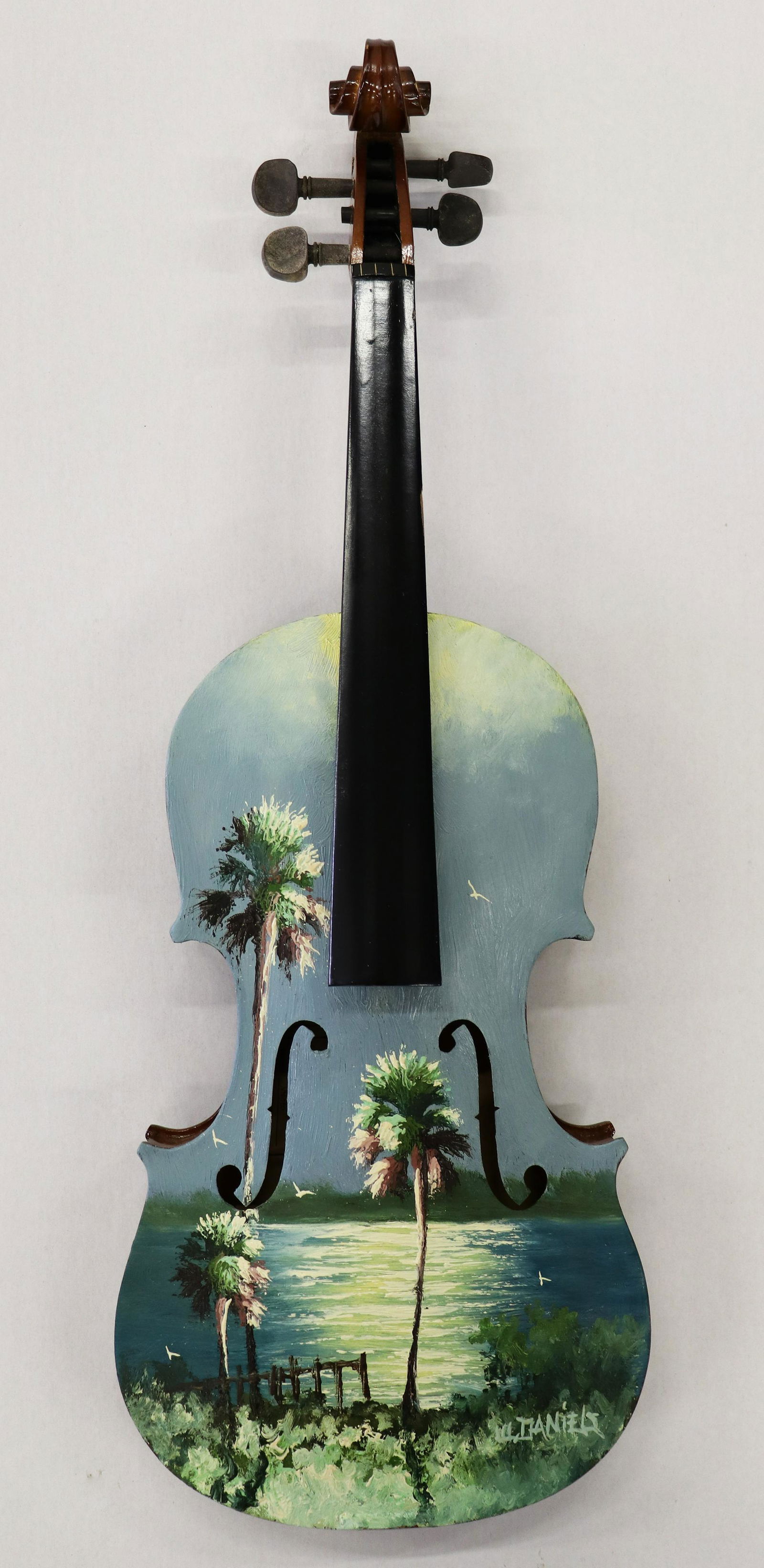 WILLIE DANIELS HIGHWAYMEN NIGHT PALMS VIOLIN (1 of 3)