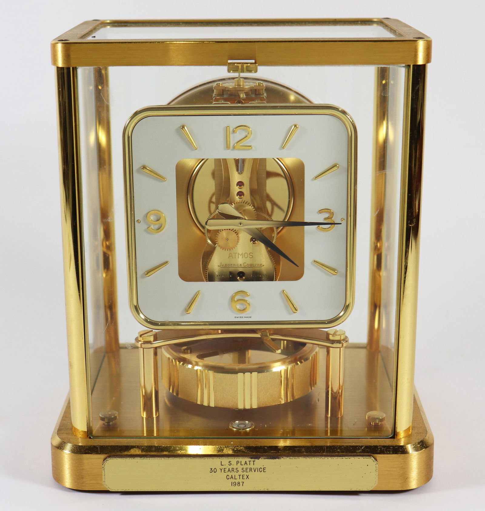 JAEGER LECOULTRE ATMOS MANTLE CLOCK (1 of 3)
