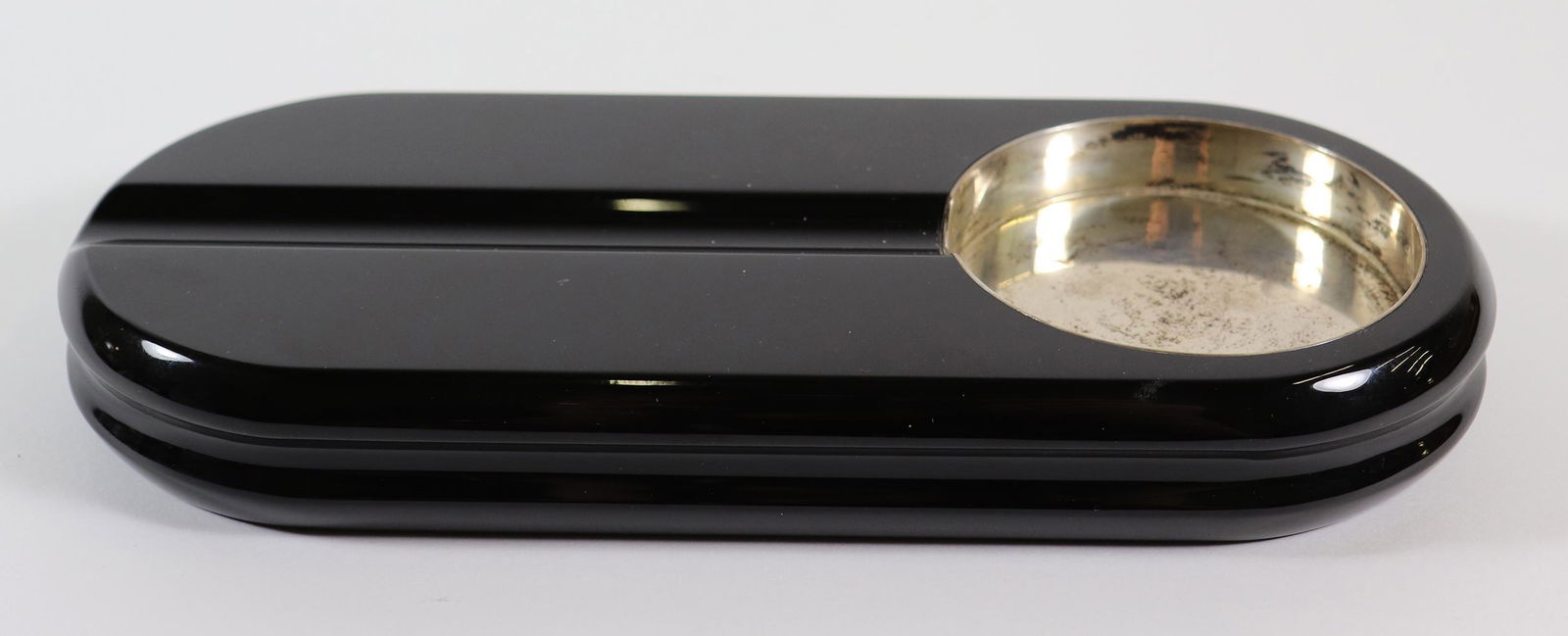 ASPREY STERLING SILVER ART DECO CIGAR ASHTRAY (1 of 3)