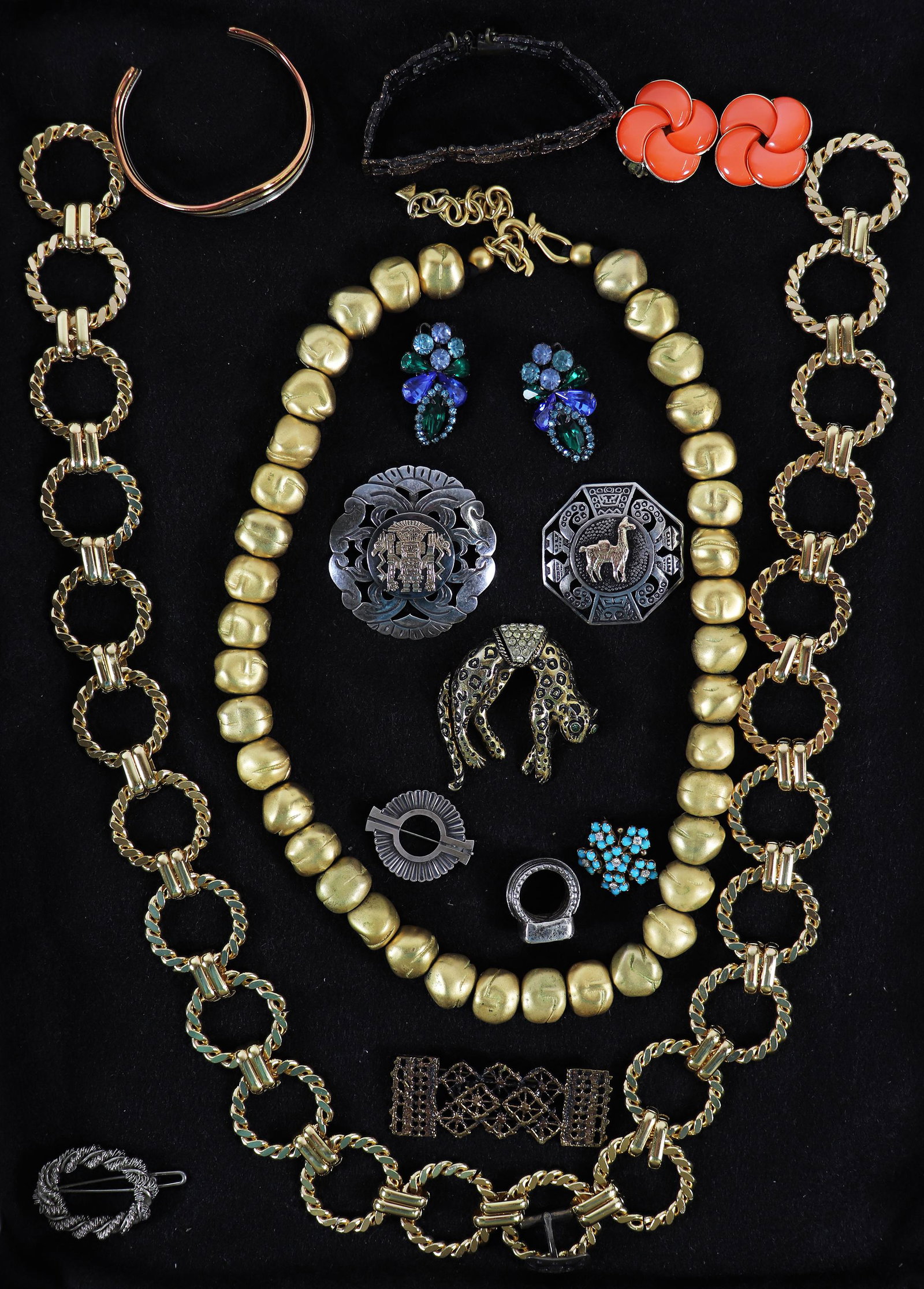 VINTAGE GOLD, STERLING, & COSTUME JEWELRY (1 of 5)
