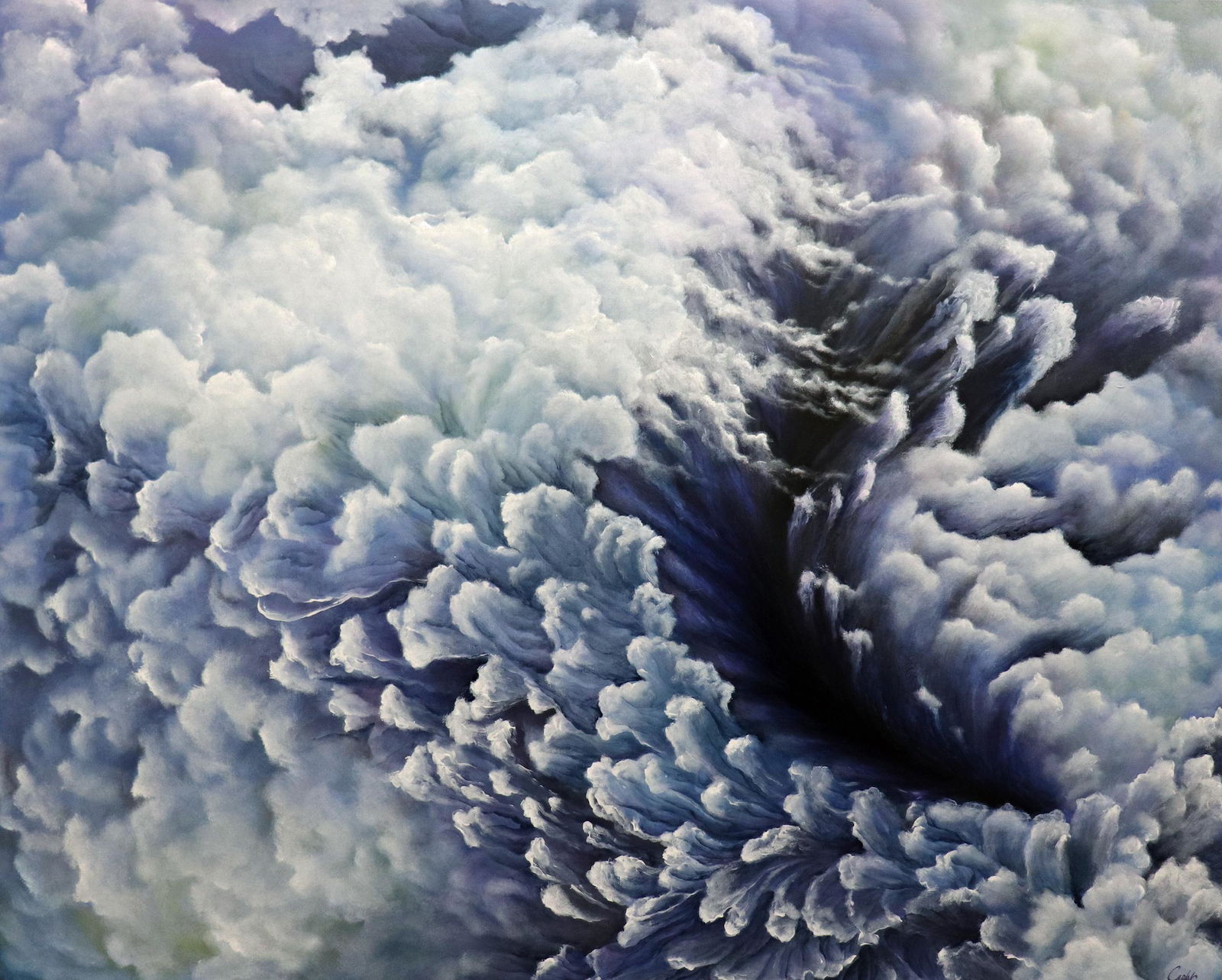 CARLA COPE "WINDS BLOW" PAINTING (1 of 4)