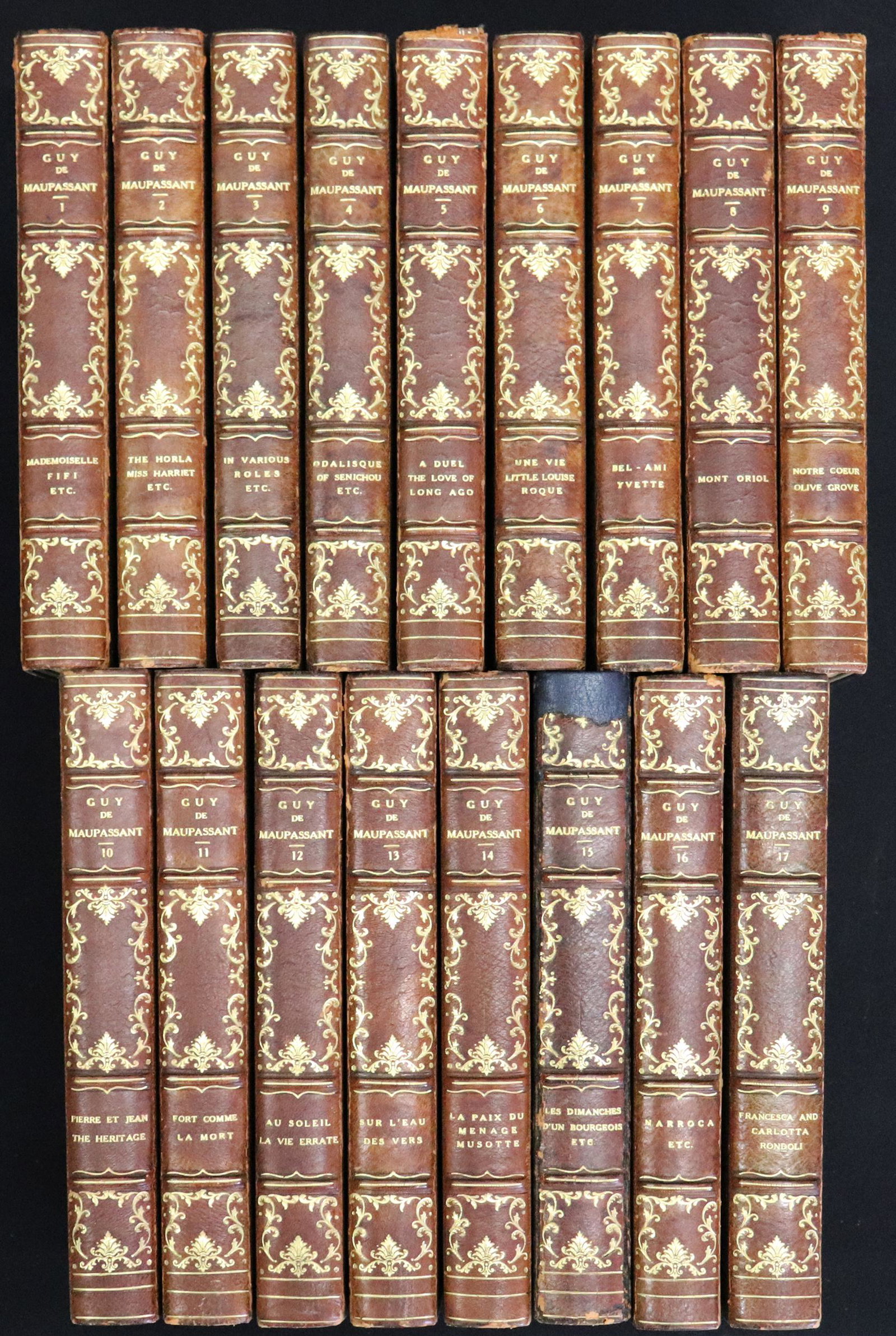 THE LIFE WORKS OF HENRI GUY DE MAUPASSANT - 17 VOL (1 of 5)