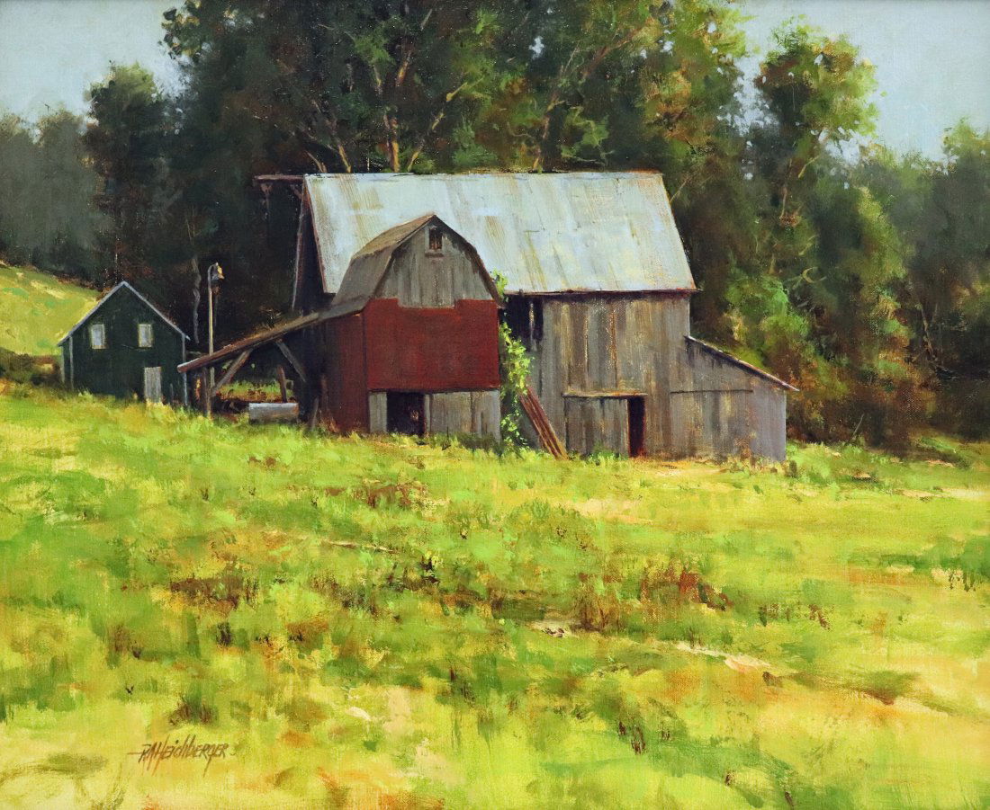 RICHARD HEICHBERGER "AS TIME PASSES" PAINTING (1 of 5)