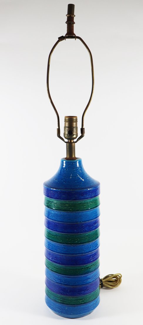 MID CENTURY POTTERY LAMP - ATTB ALDO LONDI BITOSSI (1 of 3)