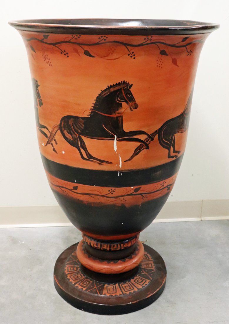 LARGE GRECIAN STYLE URN (1 of 2)