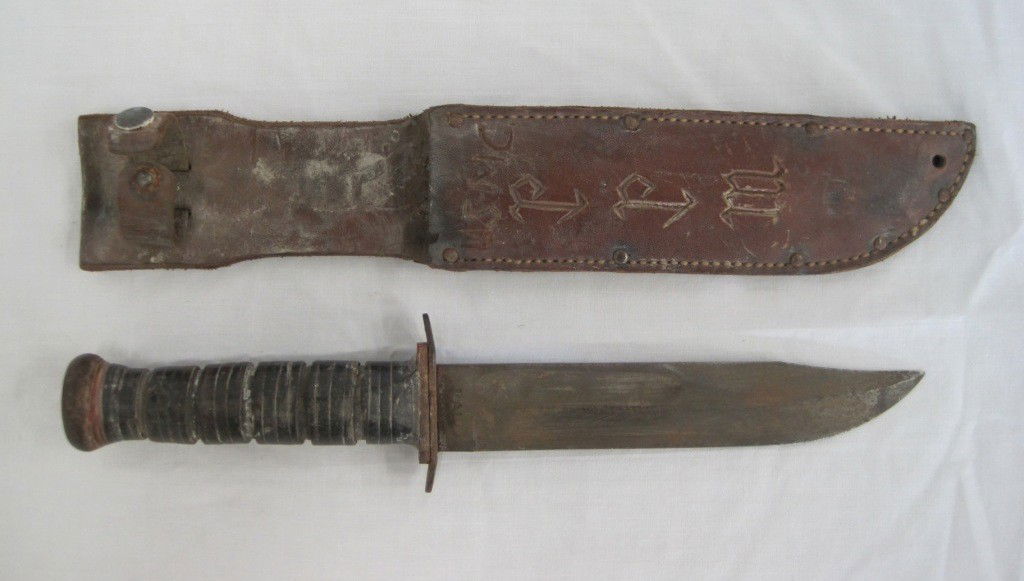 USMC WWII PAL Knife: 12" Long.