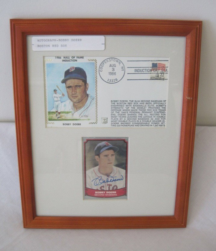 Bobby Doehrr Boston Red Sox Autograph: W/ COA.