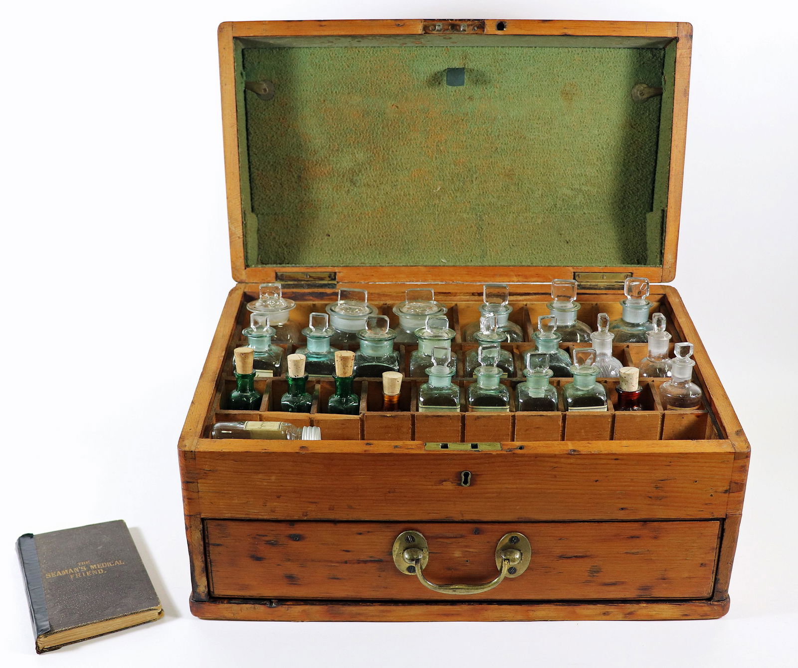19TH CENTURY MARITIME MEDICAL DOCTOR'S CHEST (1 of 9)