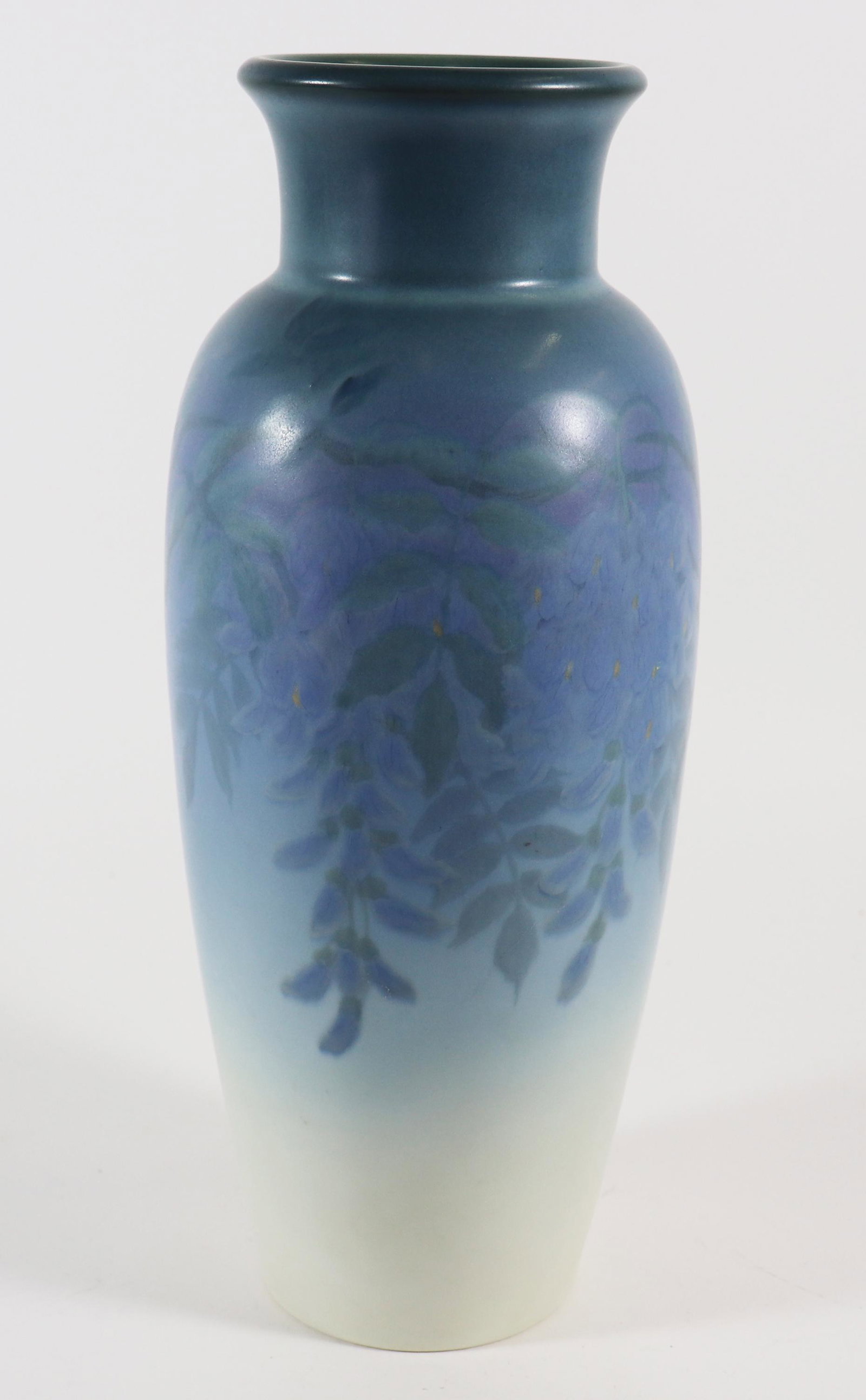 LARGE ROOKWOOD VELUM WISTERIA VASE # 2785 (1 of 4)