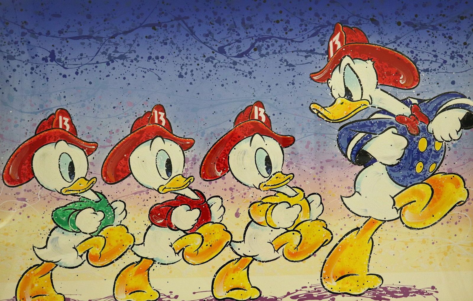 DAVID WILLARDSON DUCKY SEE DUCKY DO SERIGRAPH (1 of 3)