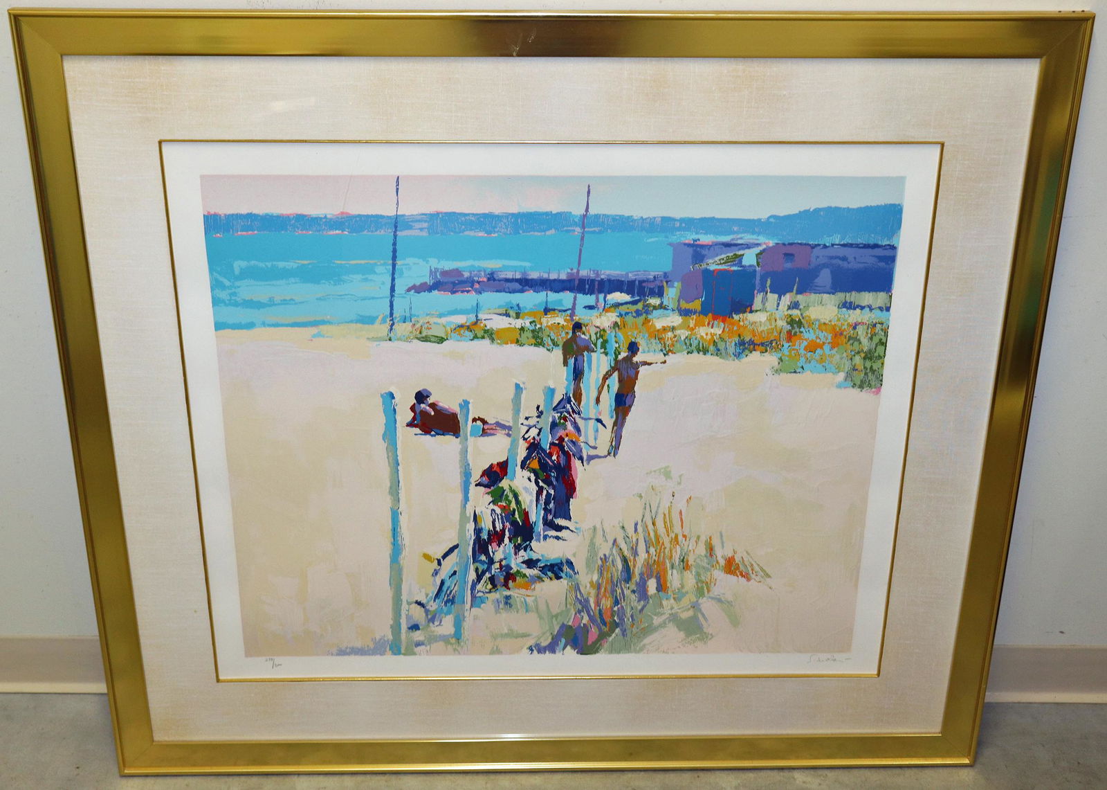 NICOLA SIMBARI BEACH SERIGRAPH (1 of 4)