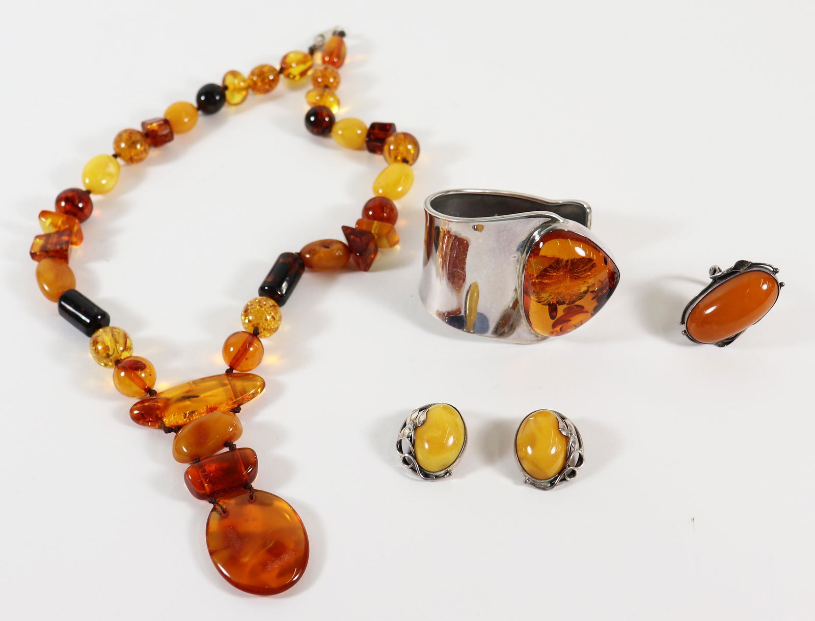 MULTI COLORED AMBER JEWELRY COLLECTION (1 of 3)