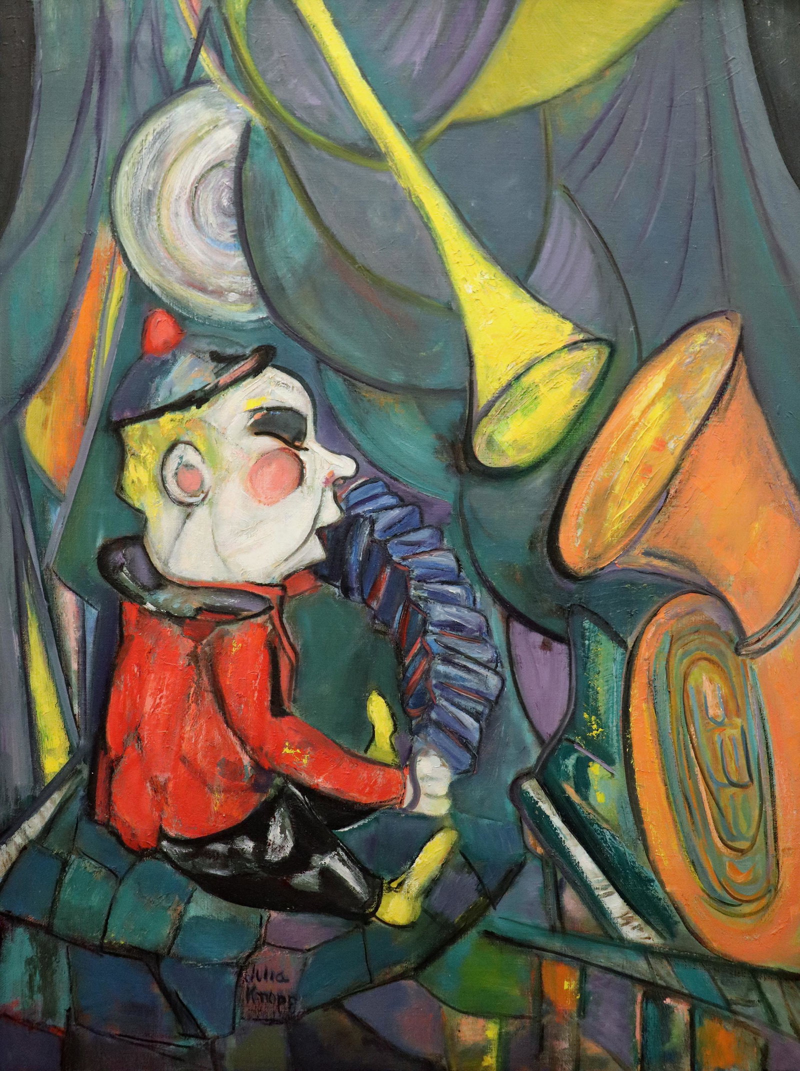 JULIA KNOPF PAINTING "THE MUSE" (1 of 5)